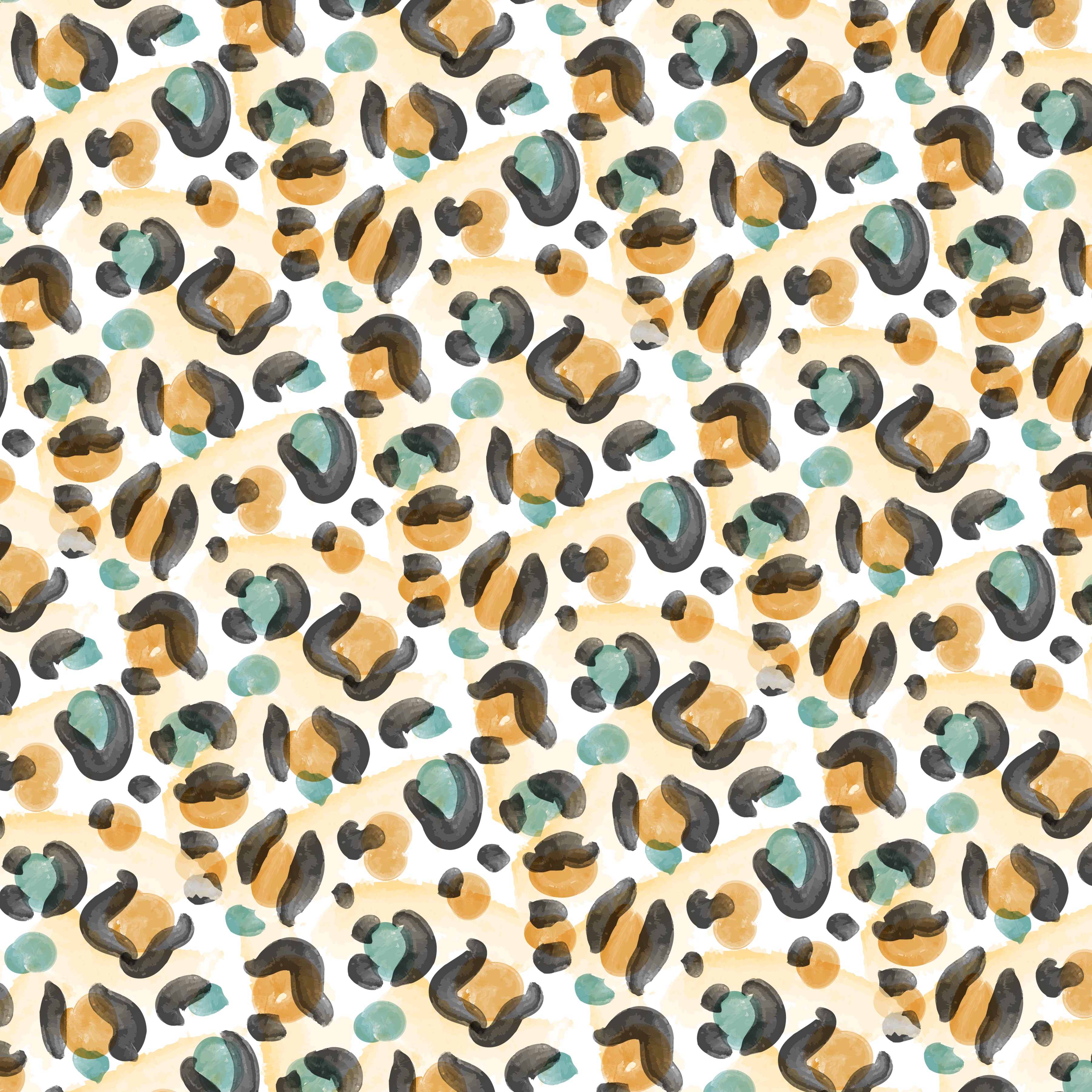 Multi color cheetah Pattern Vinyl 12" x 12" - The Vinyl Haus