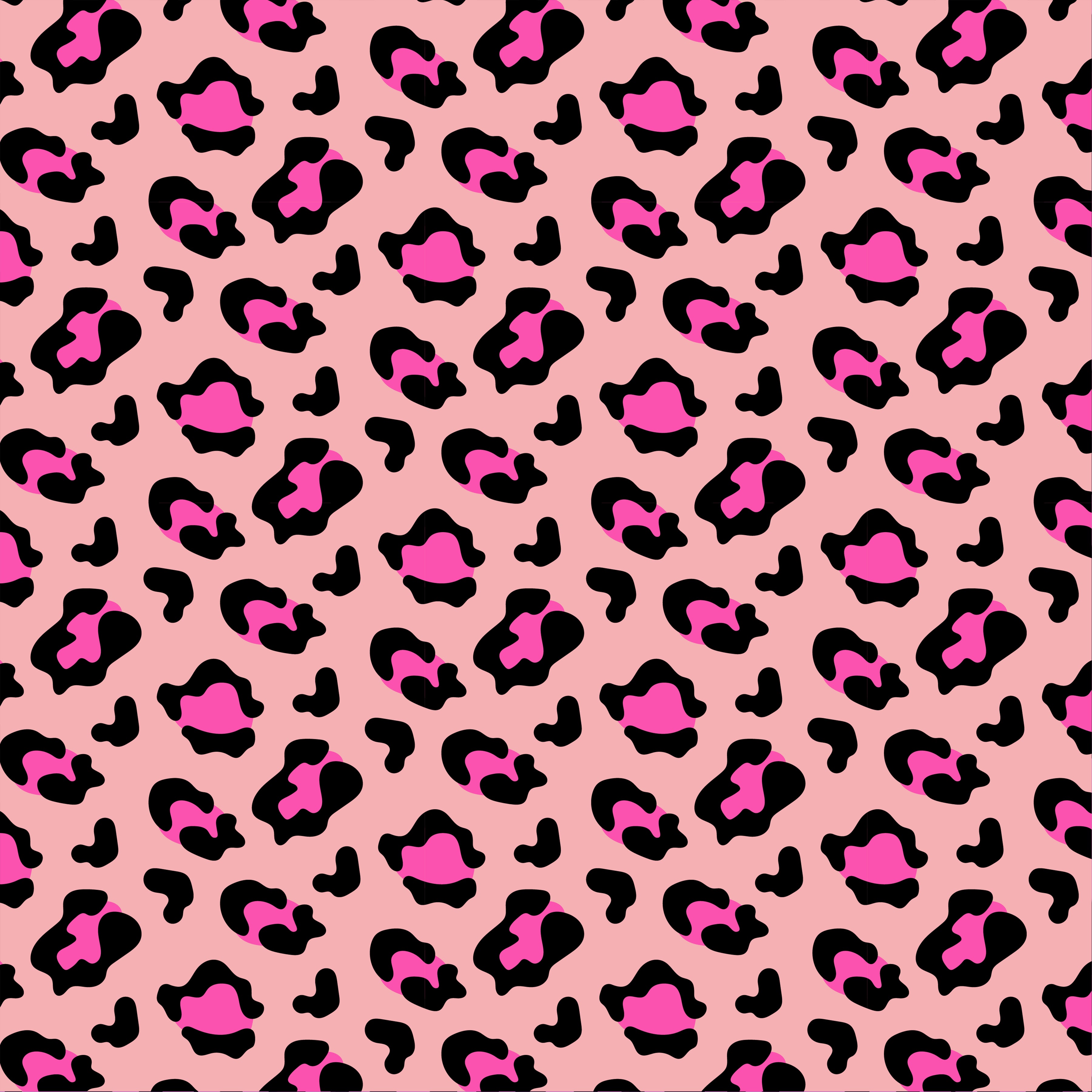 Pink Cheetah Print Pattern Vinyl 12" x 12" - The Vinyl Haus