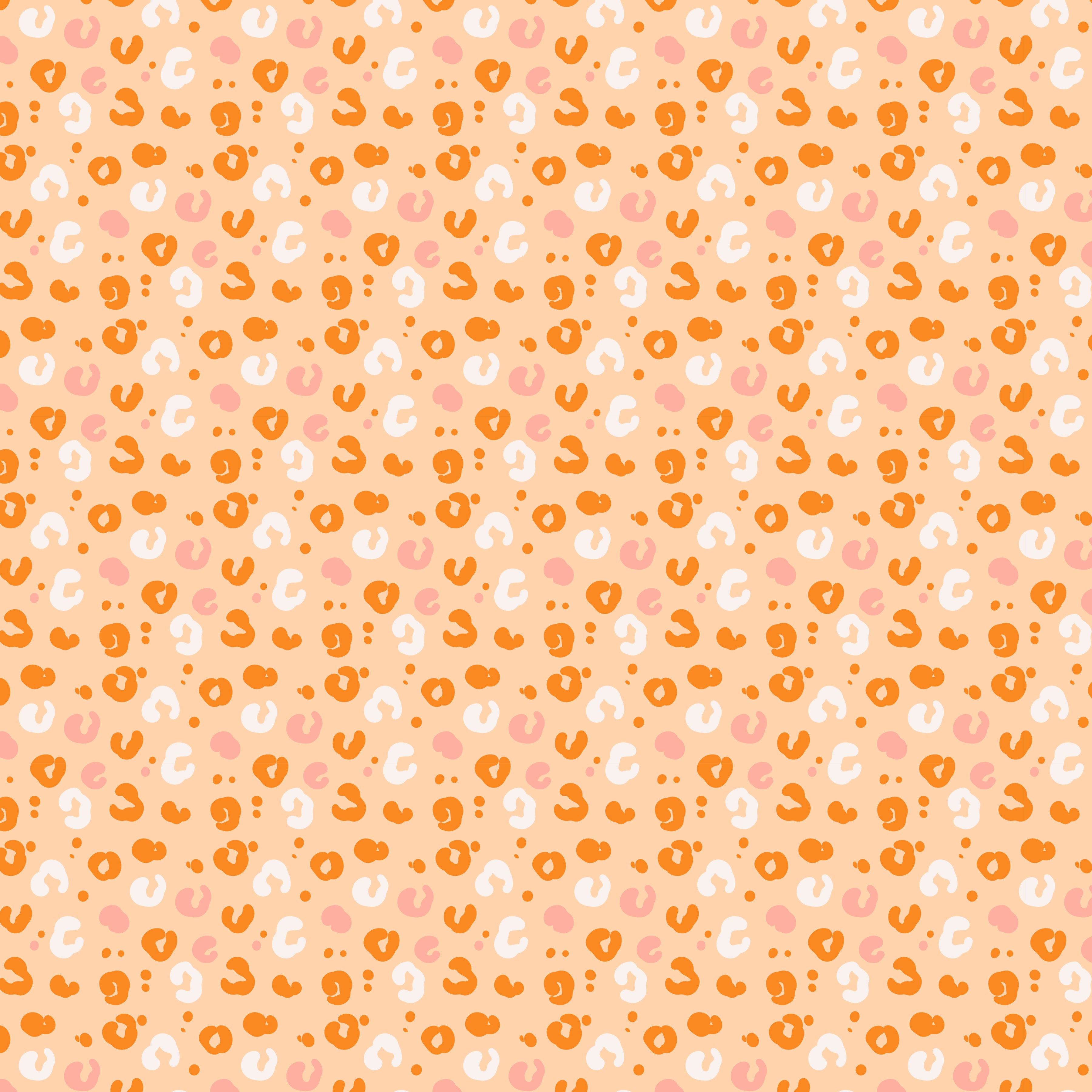 Yellow and Orange Leopard Pattern Vinyl 12" x 12" - The Vinyl Haus