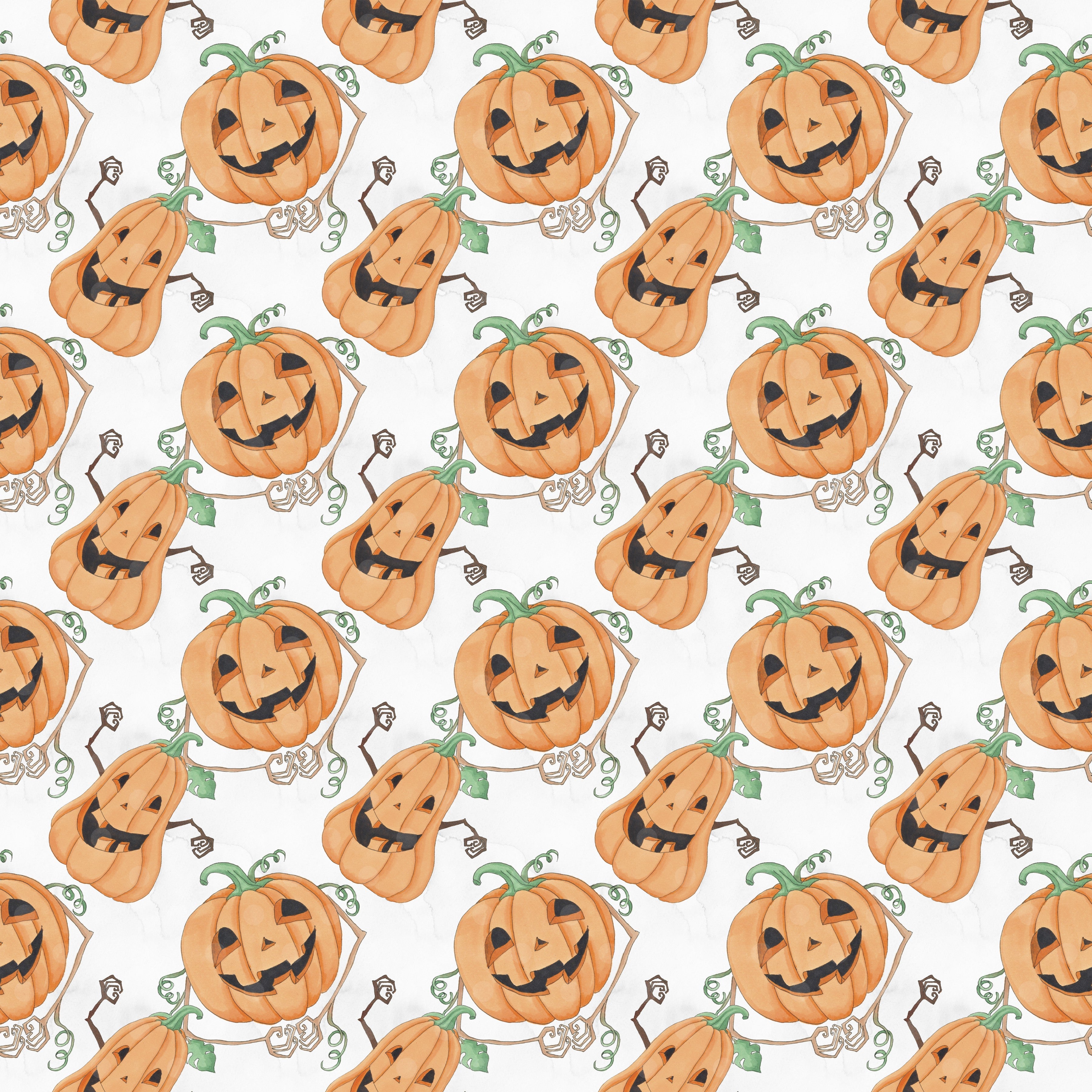 Spooky Pumpkins Pattern Vinyl 12" x 12" - The Vinyl Haus