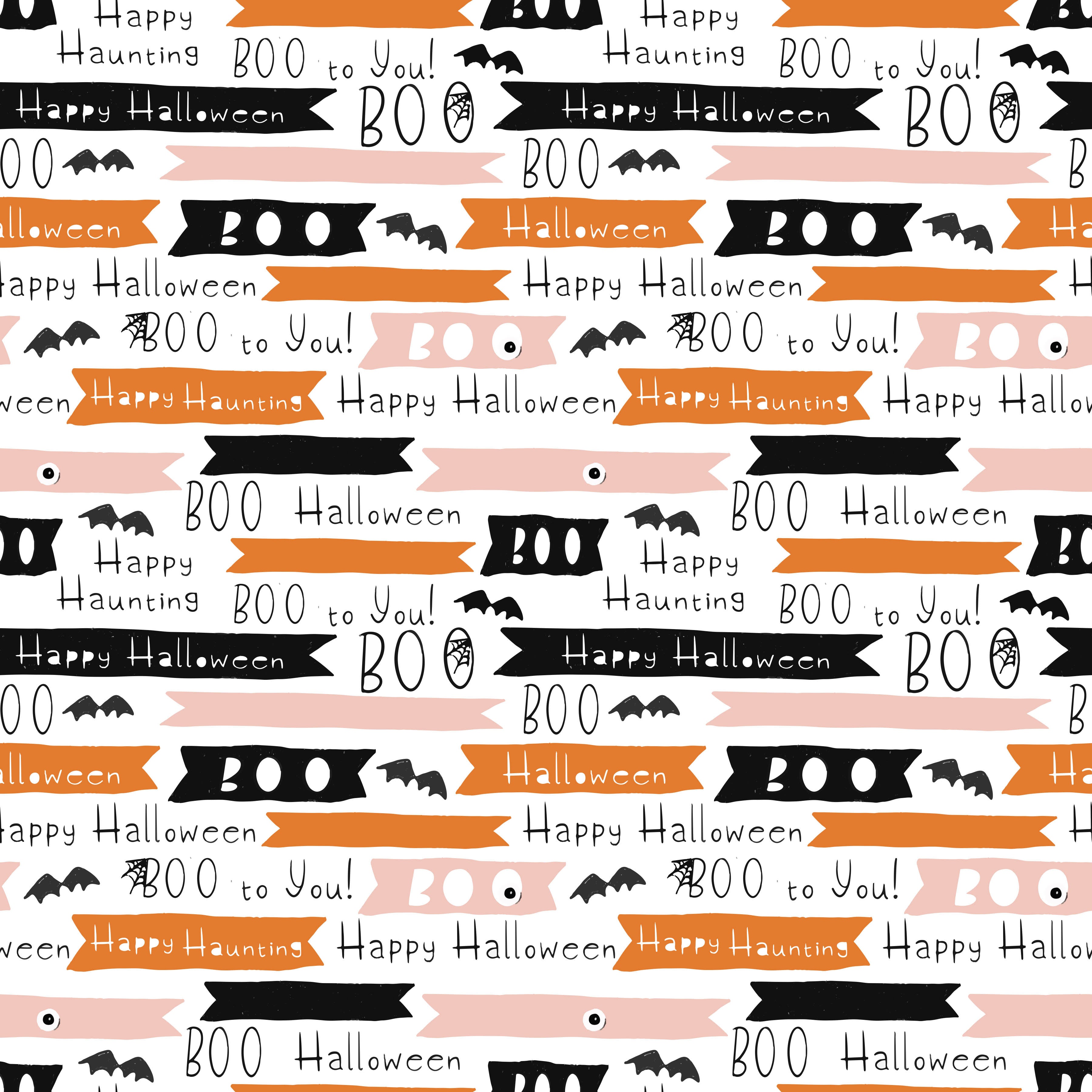 Halloween Words Pattern Vinyl 12" x 12" - The Vinyl Haus