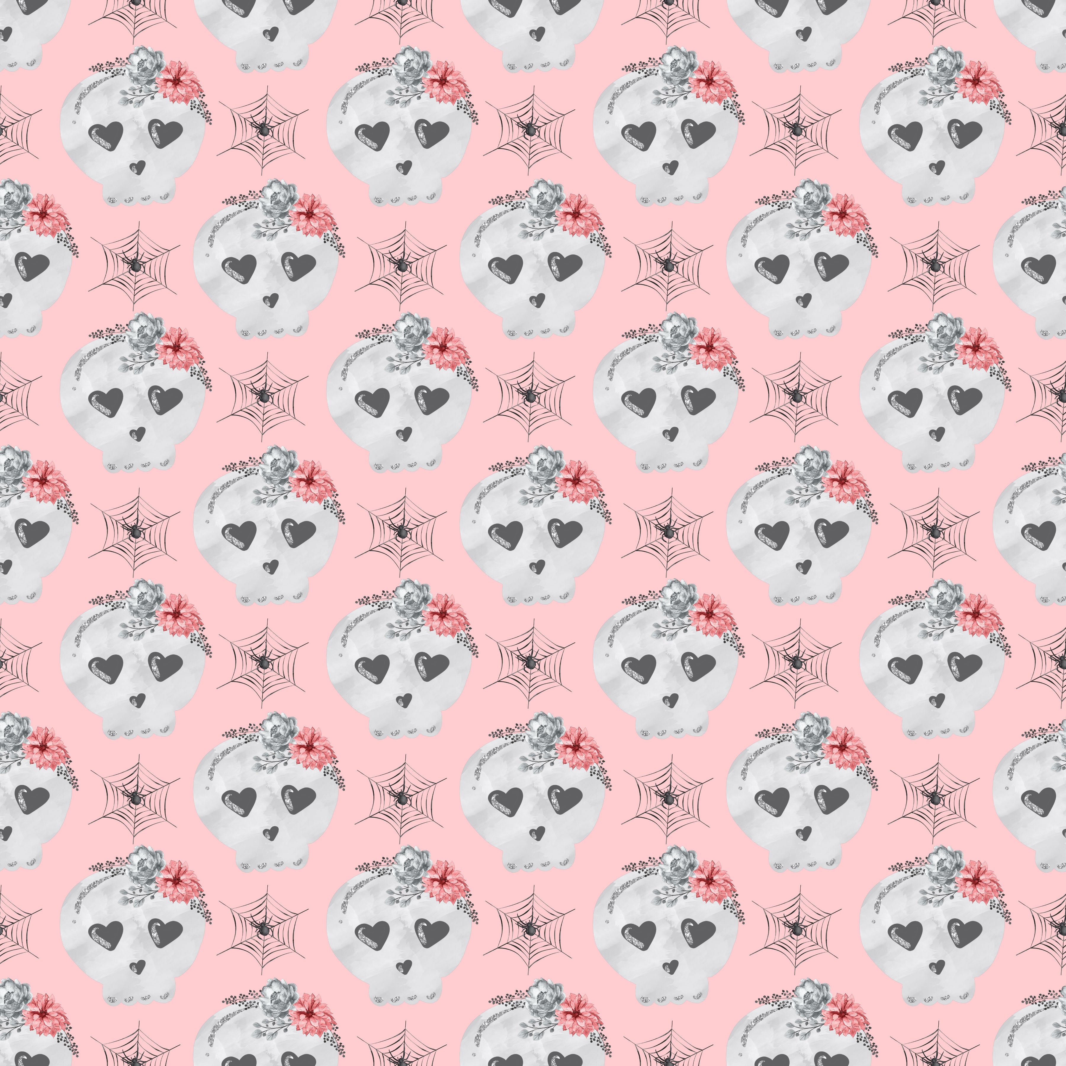 Pastel Skeletons Pattern Vinyl 12" x 12" - The Vinyl Haus