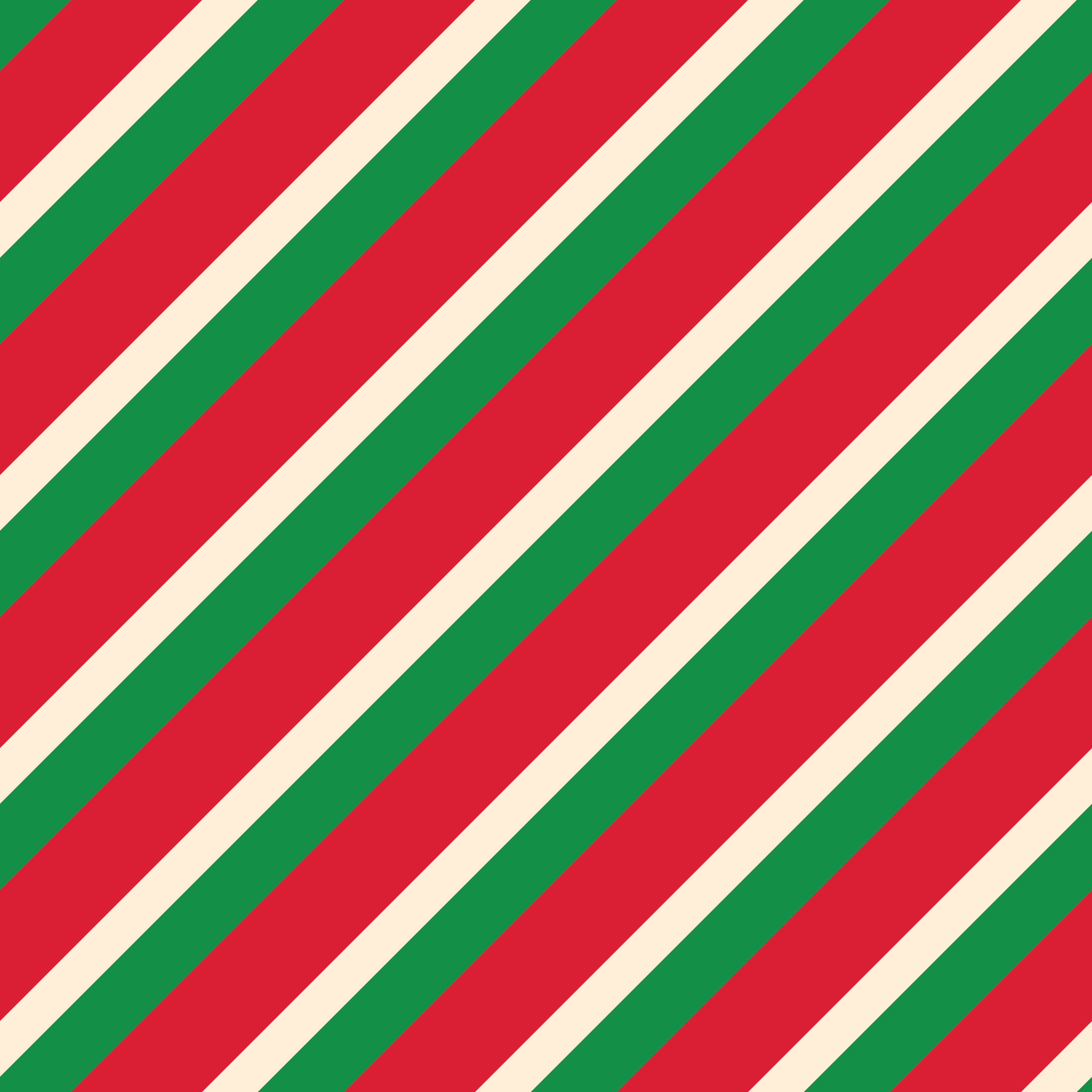 Red Green and White Diagonal Stripes Patterned Vinyl 12" x 12" - The Vinyl Haus