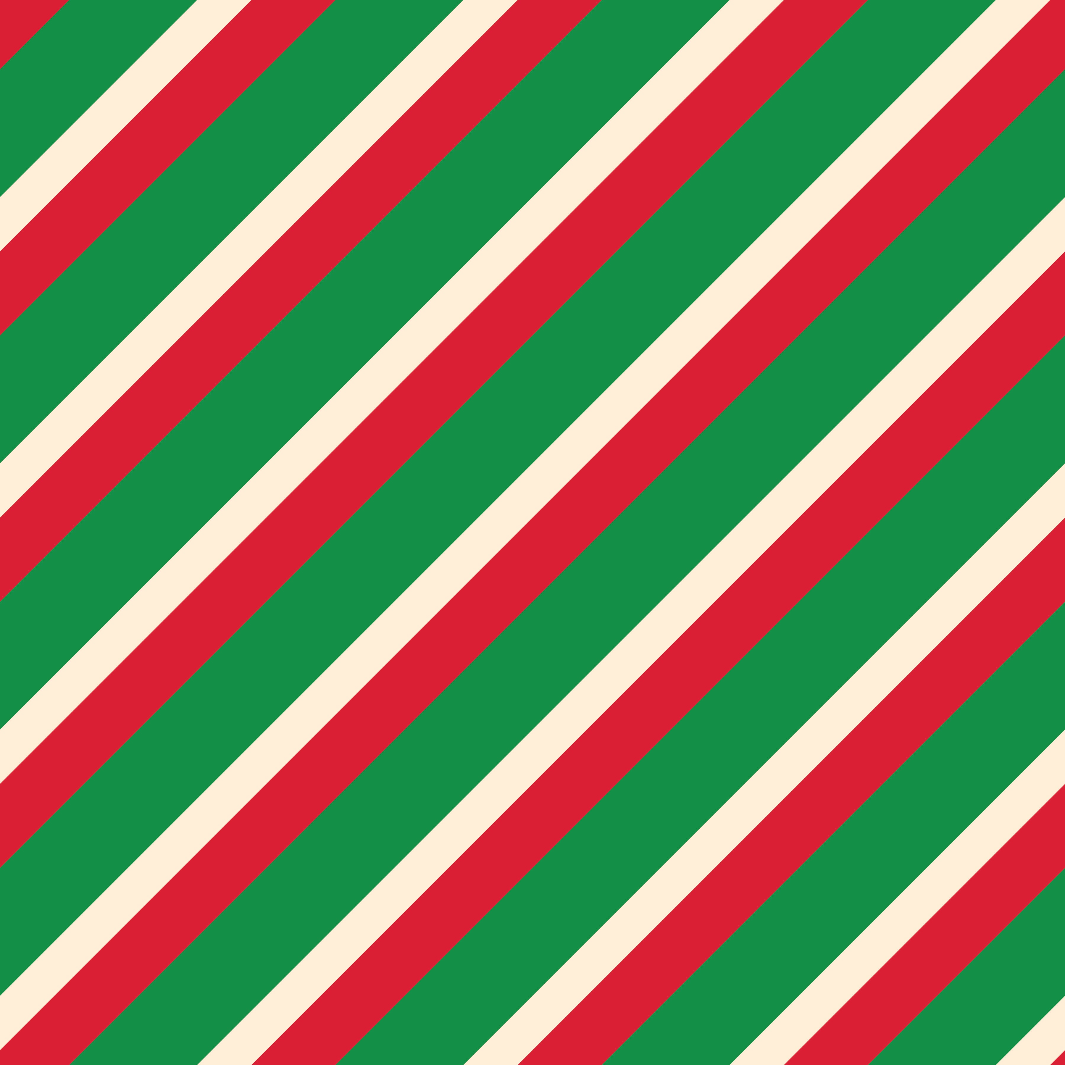 Green Red and White Diagonal Stripes Patterned Vinyl 12" x 12" - The Vinyl Haus
