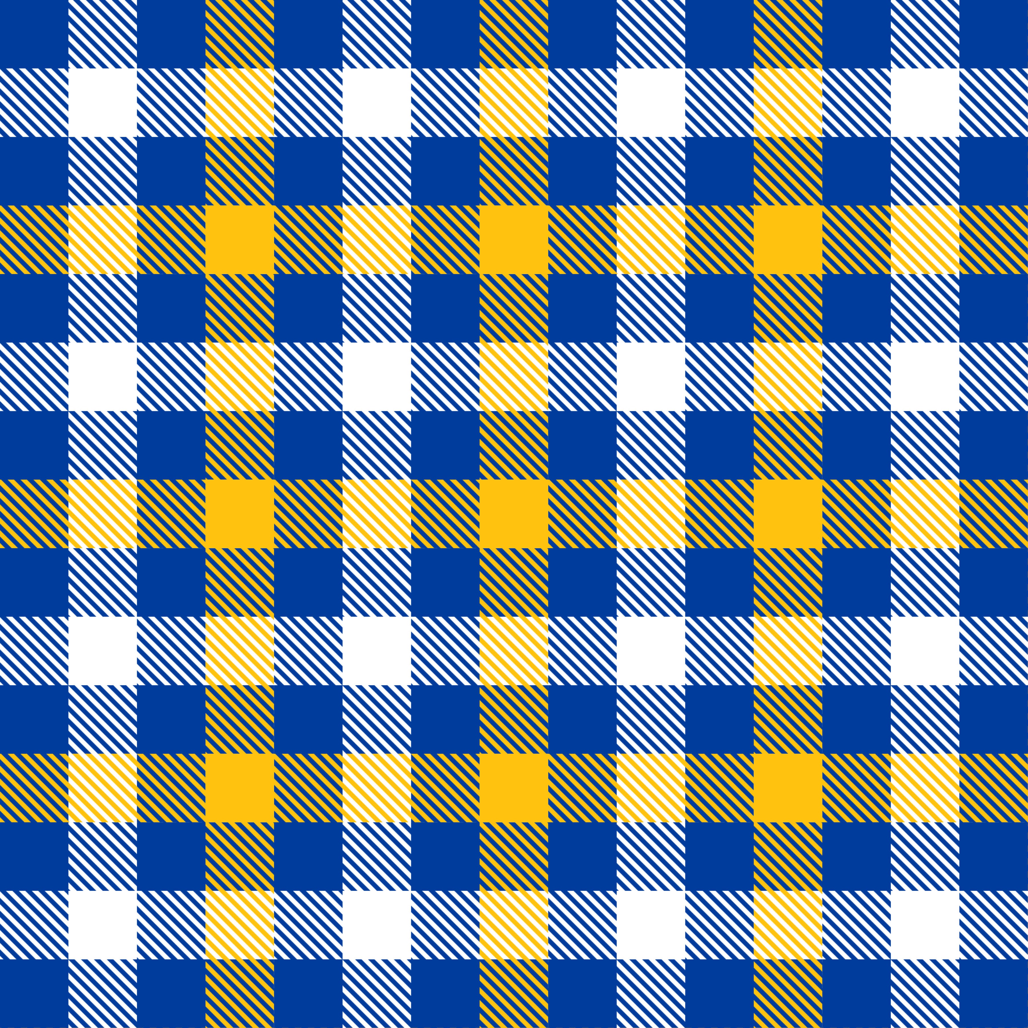 Blue and Yellow Plaid Patterned Vinyl 12" x 12" - The Vinyl Haus