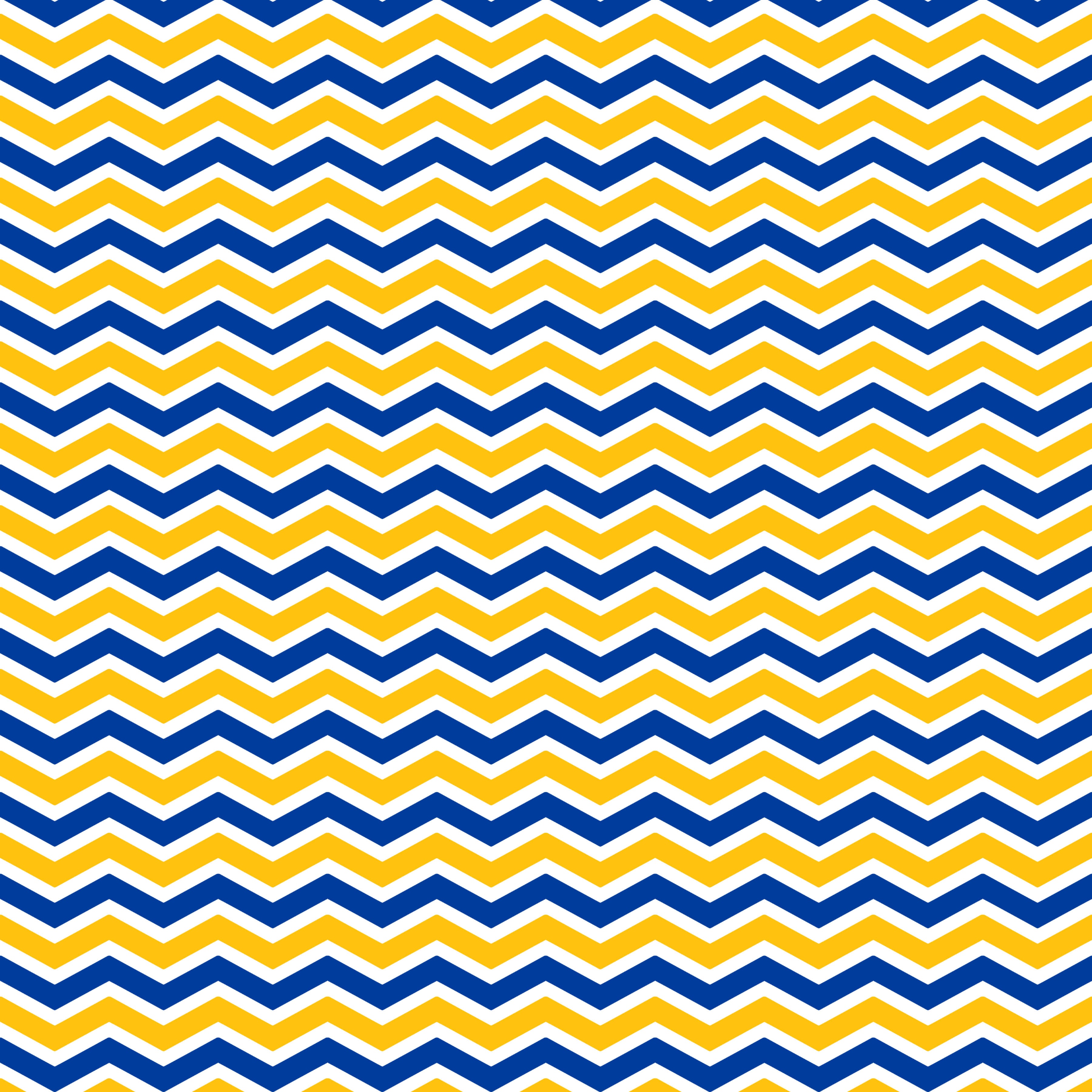 Blue and Yellow Chevron Patterned Vinyl 12" x 12" - The Vinyl Haus