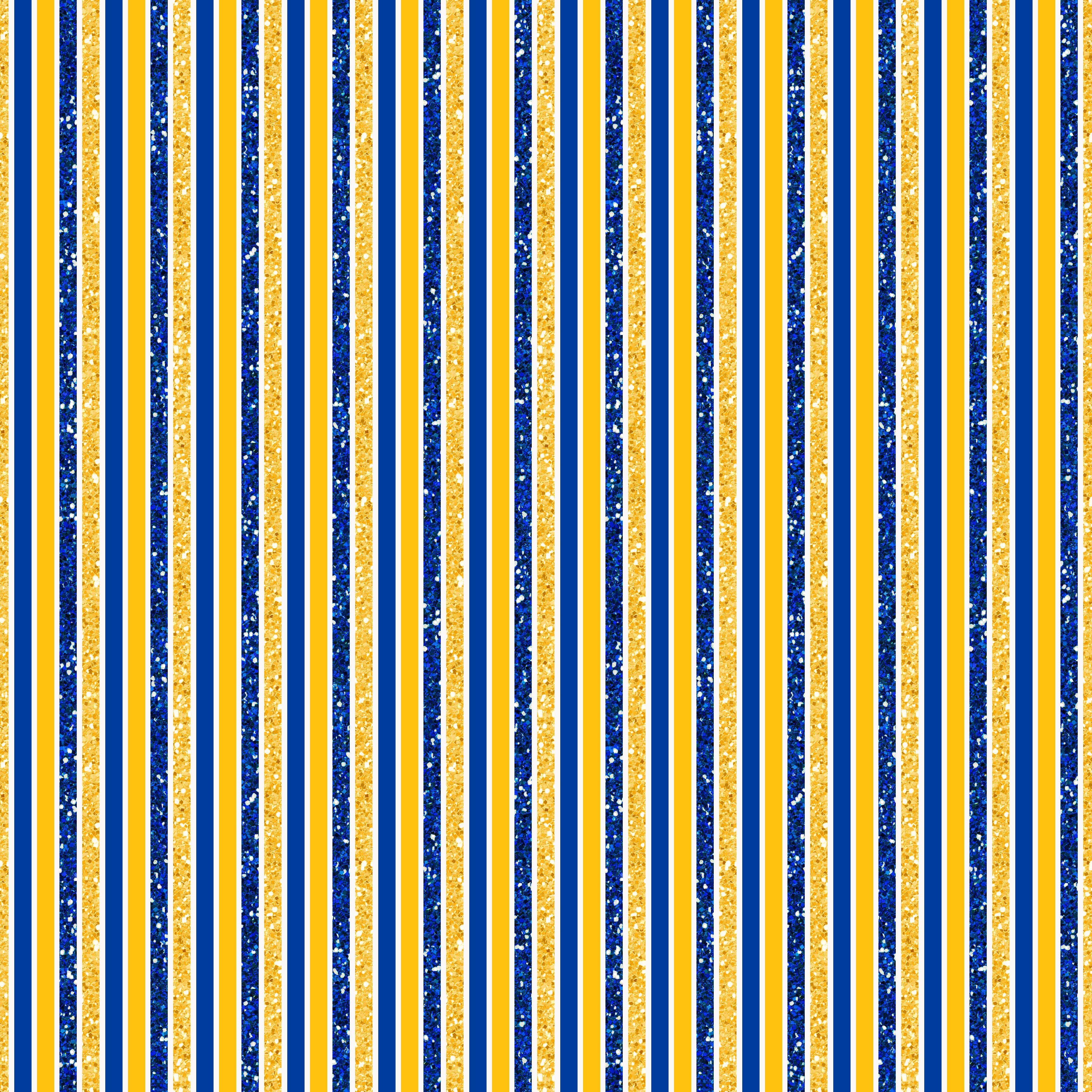 Yellow and Blue Stripes Patterned Vinyl 12" x 12" - The Vinyl Haus