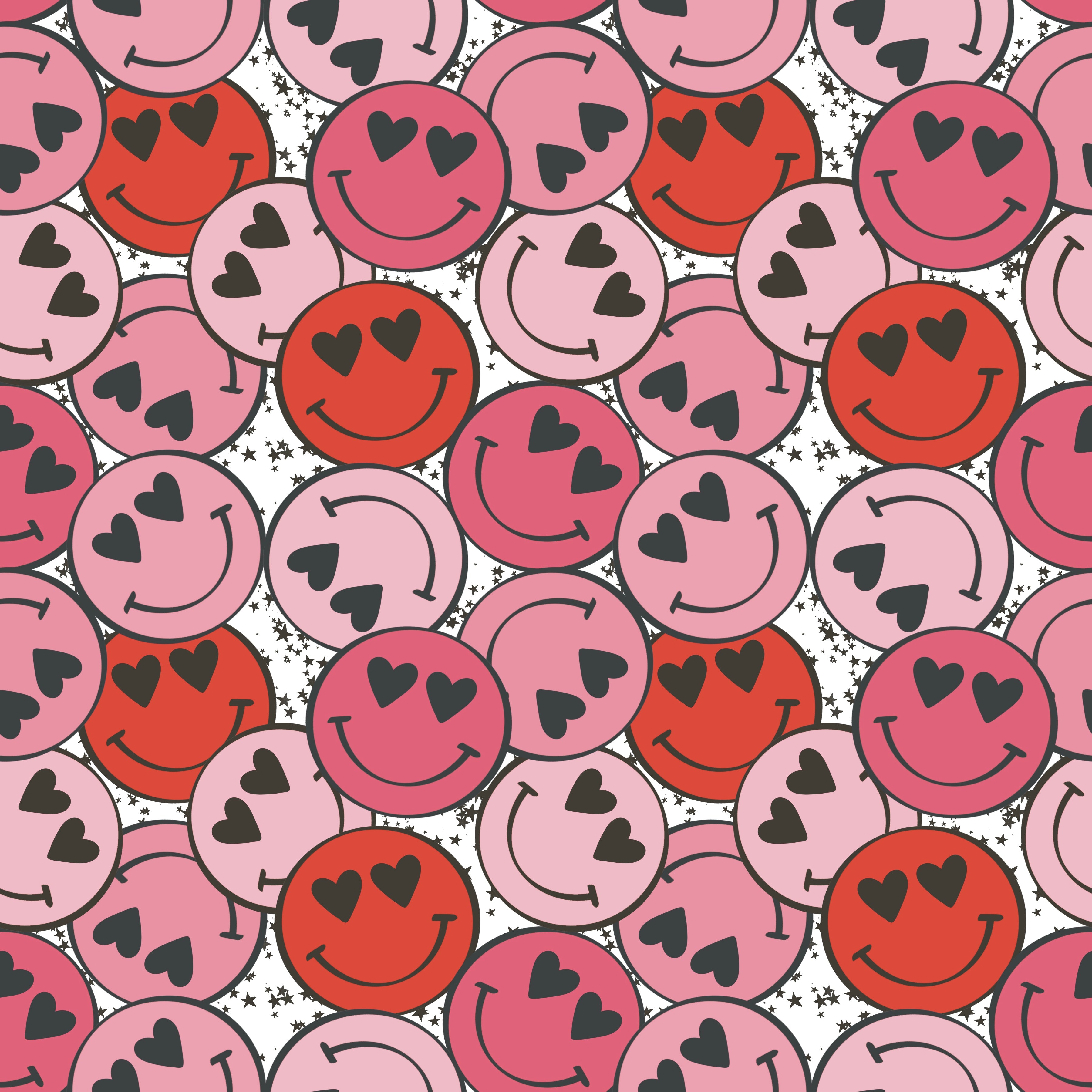 Smiley Faces Patterned Vinyl 12" x 12" - The Vinyl Haus