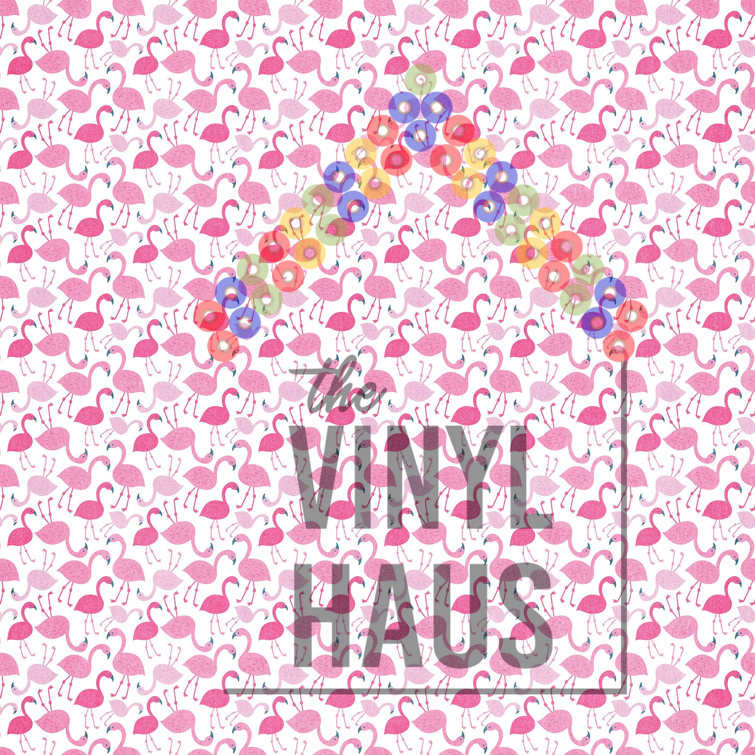 Flamingo Pattern Vinyl 12" x 12" - The Vinyl Haus