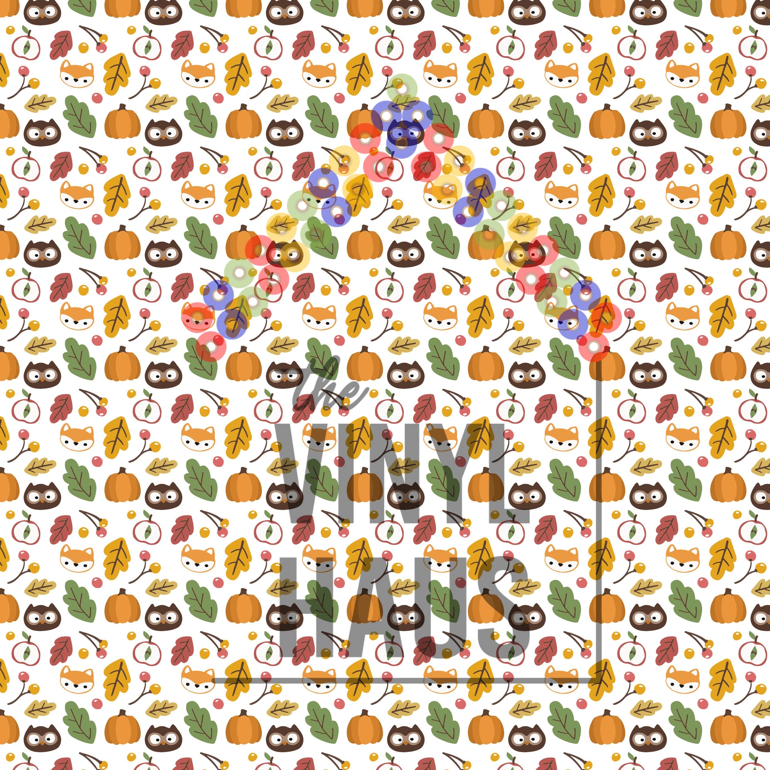 Fall WoodLand Pattern Vinyl 12" x 12" - The Vinyl Haus
