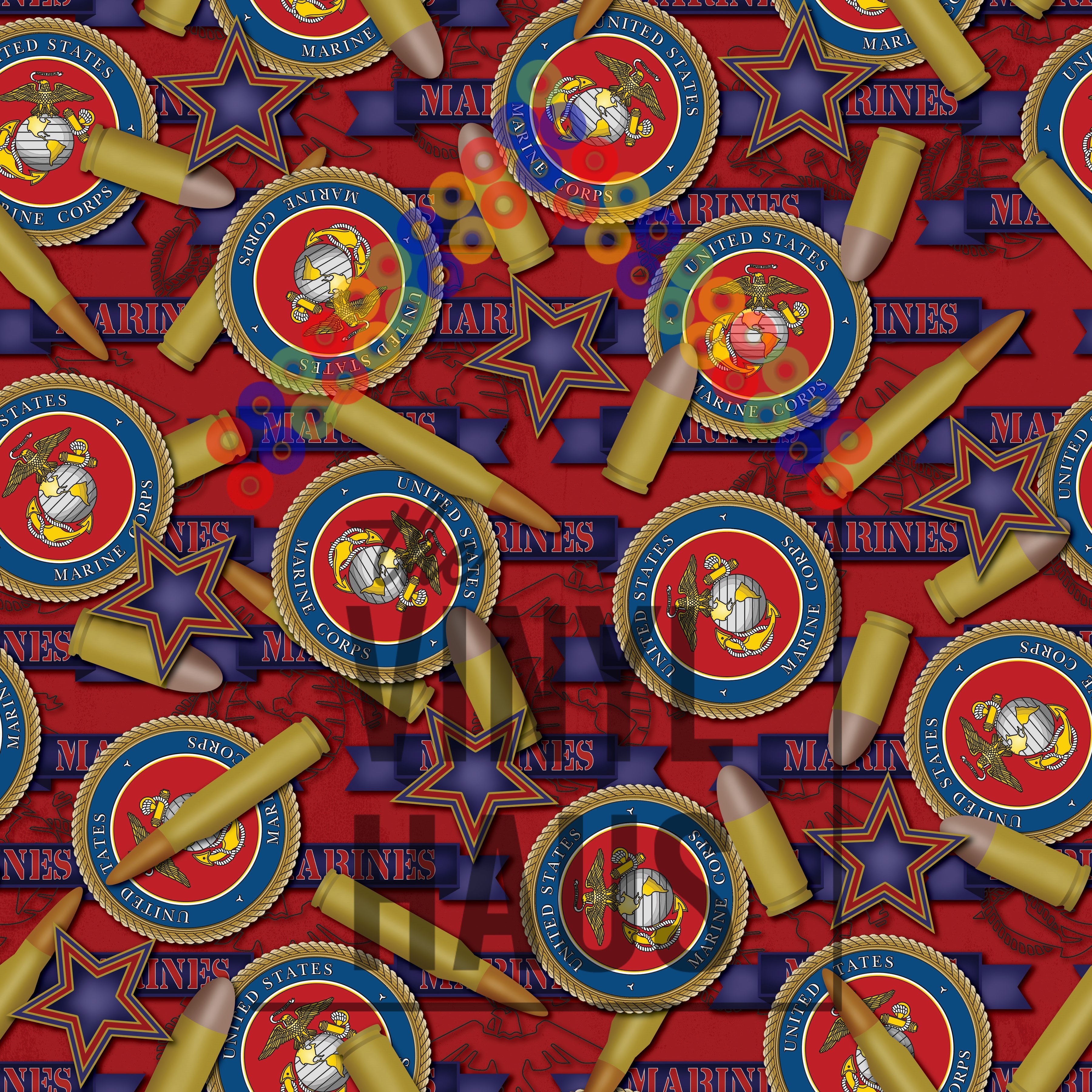 Marine Rifleman Pattern Vinyl 12" x 12" - The Vinyl Haus