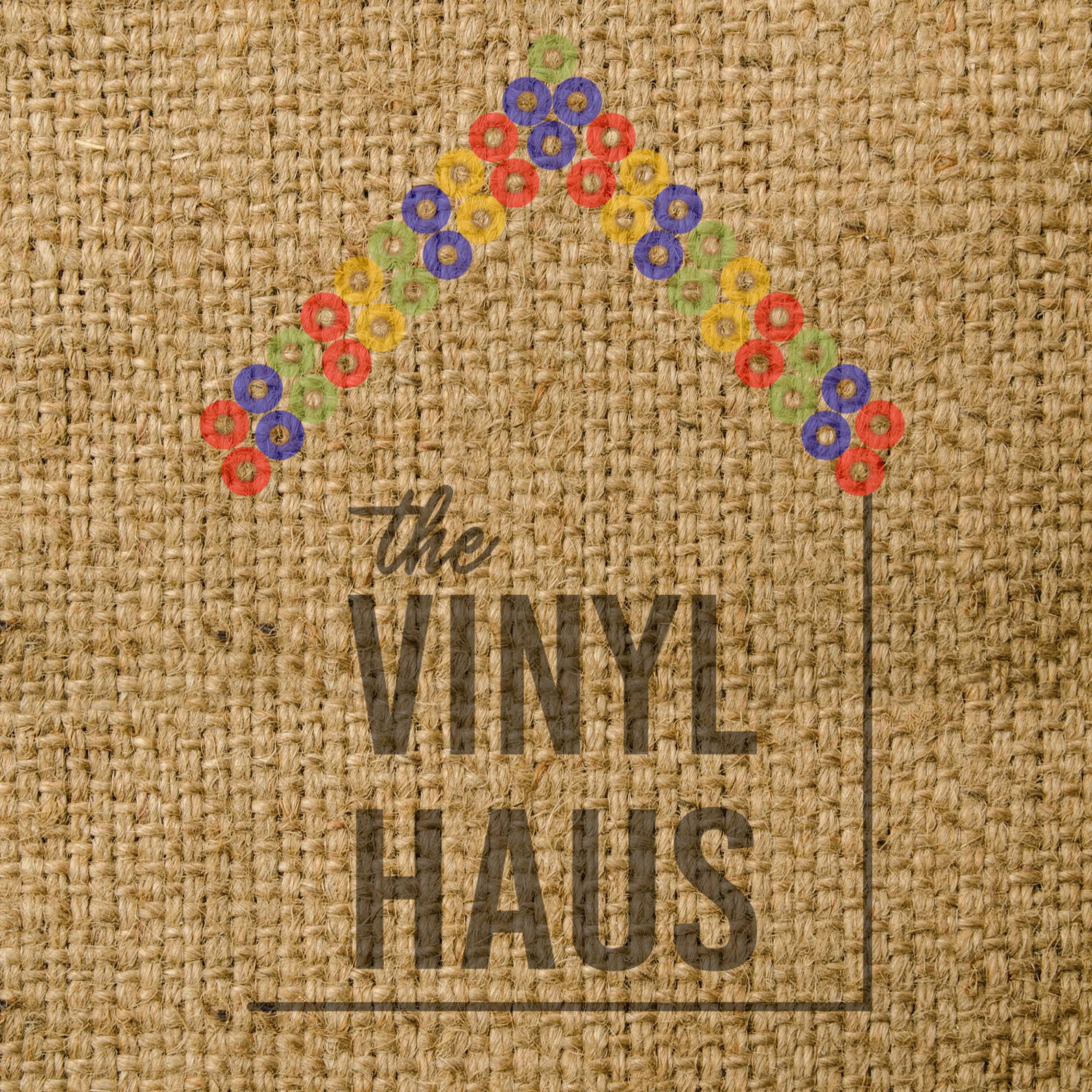 Burlap Pattern Vinyl 12" x 12" - The Vinyl Haus