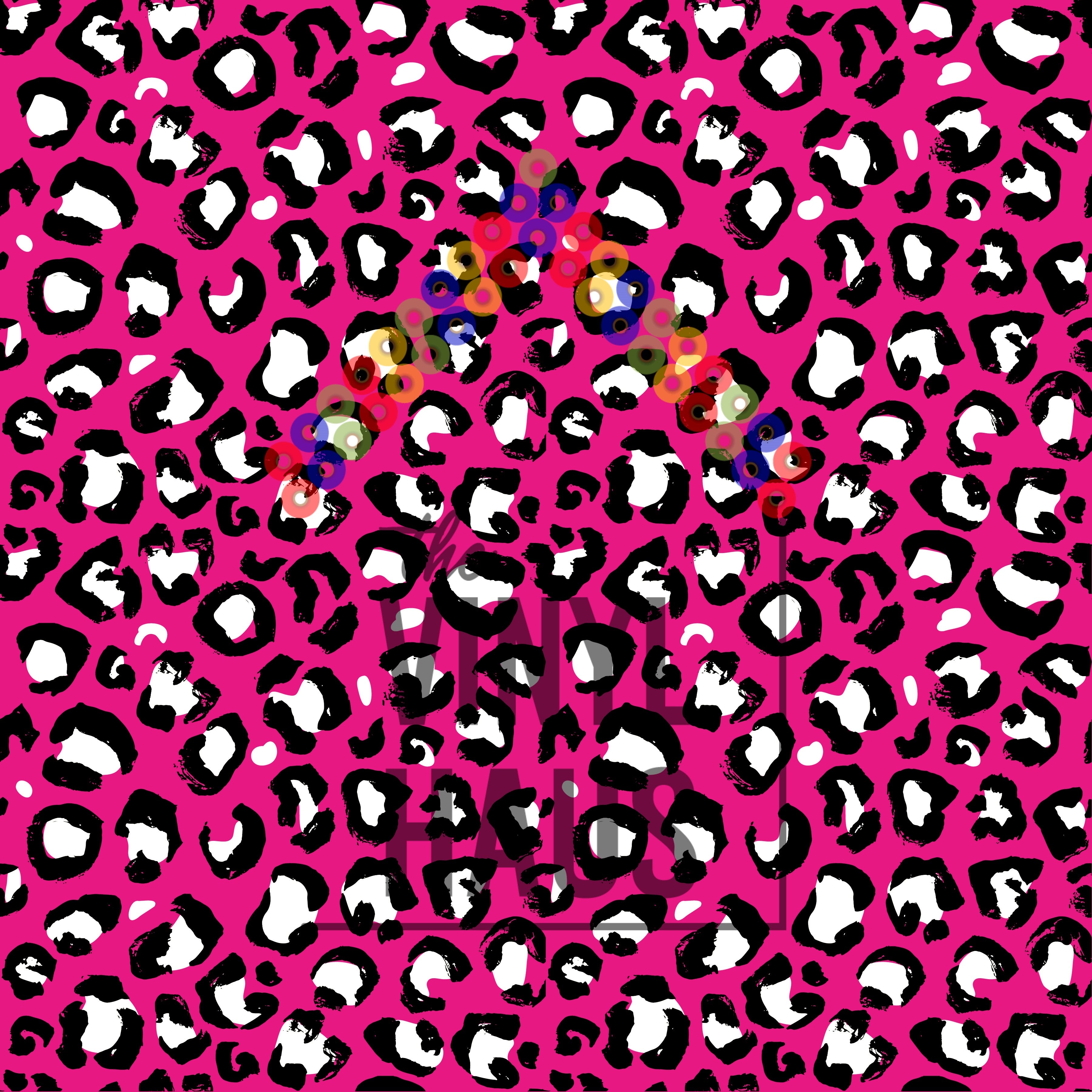 Light Pink Cheetah Print Pattern Vinyl 12 x 12
