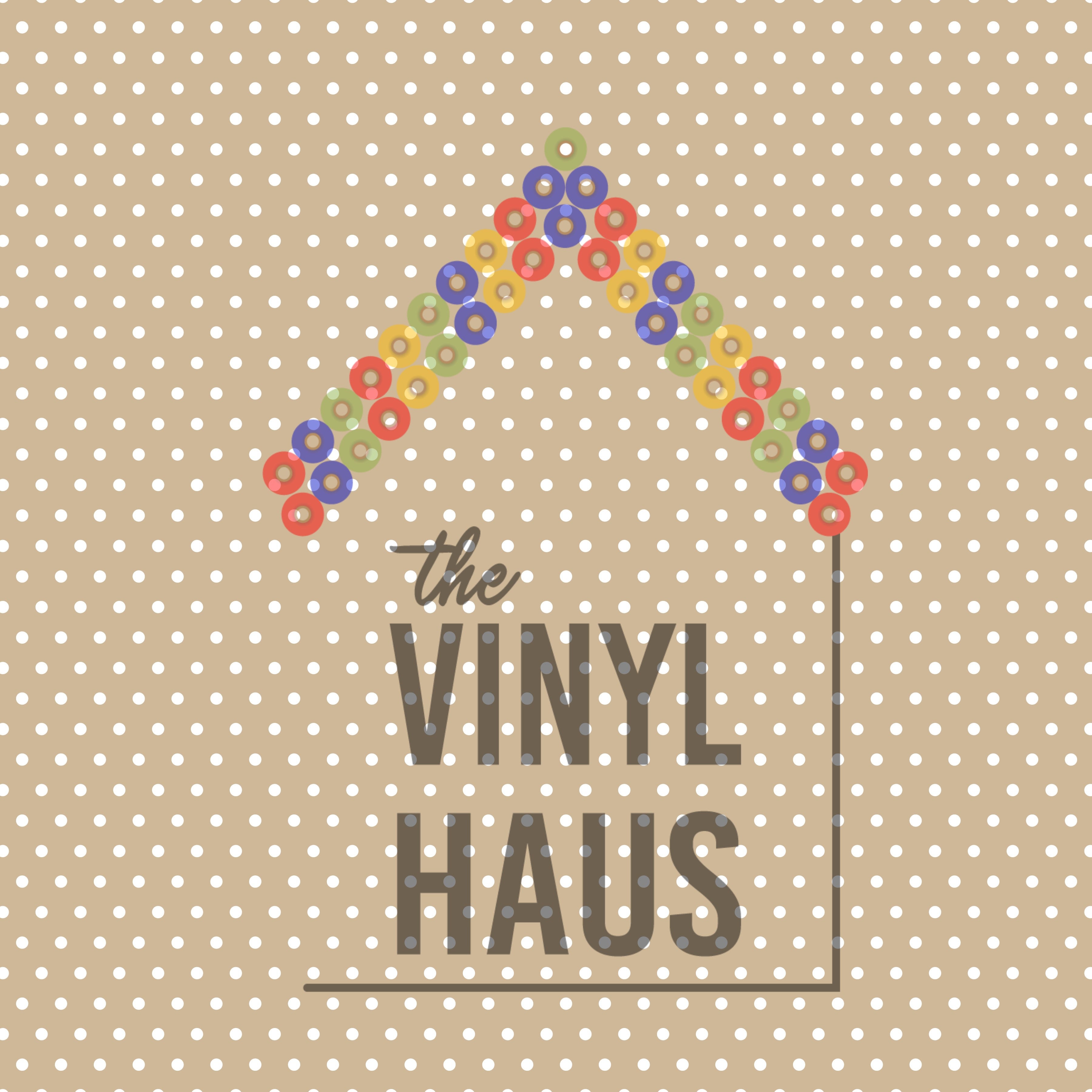 Cream and White Polka Dot Pattern Vinyl 12" x 12" - The Vinyl Haus