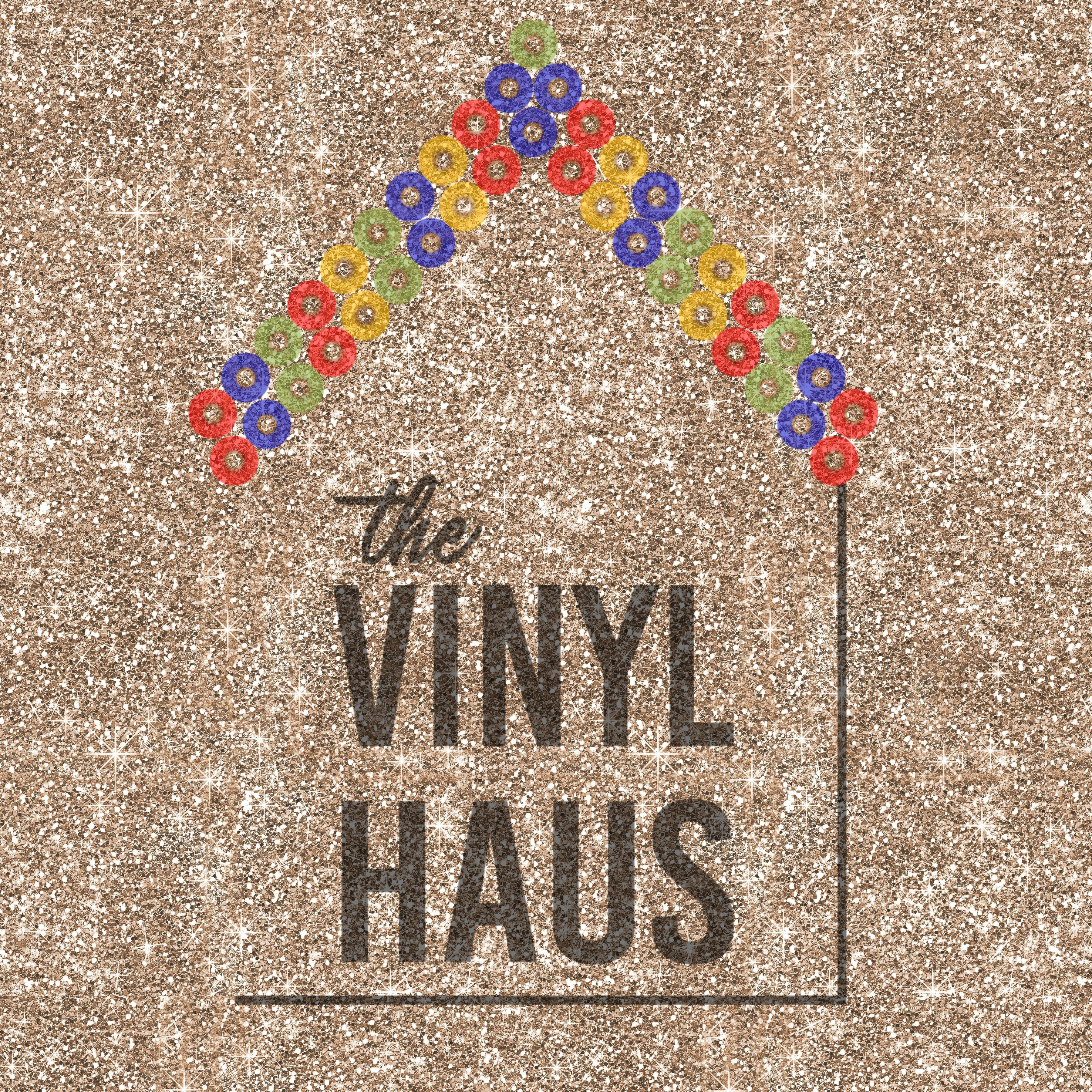 Gold Glitter Pattern Vinyl 12" x 12" - The Vinyl Haus