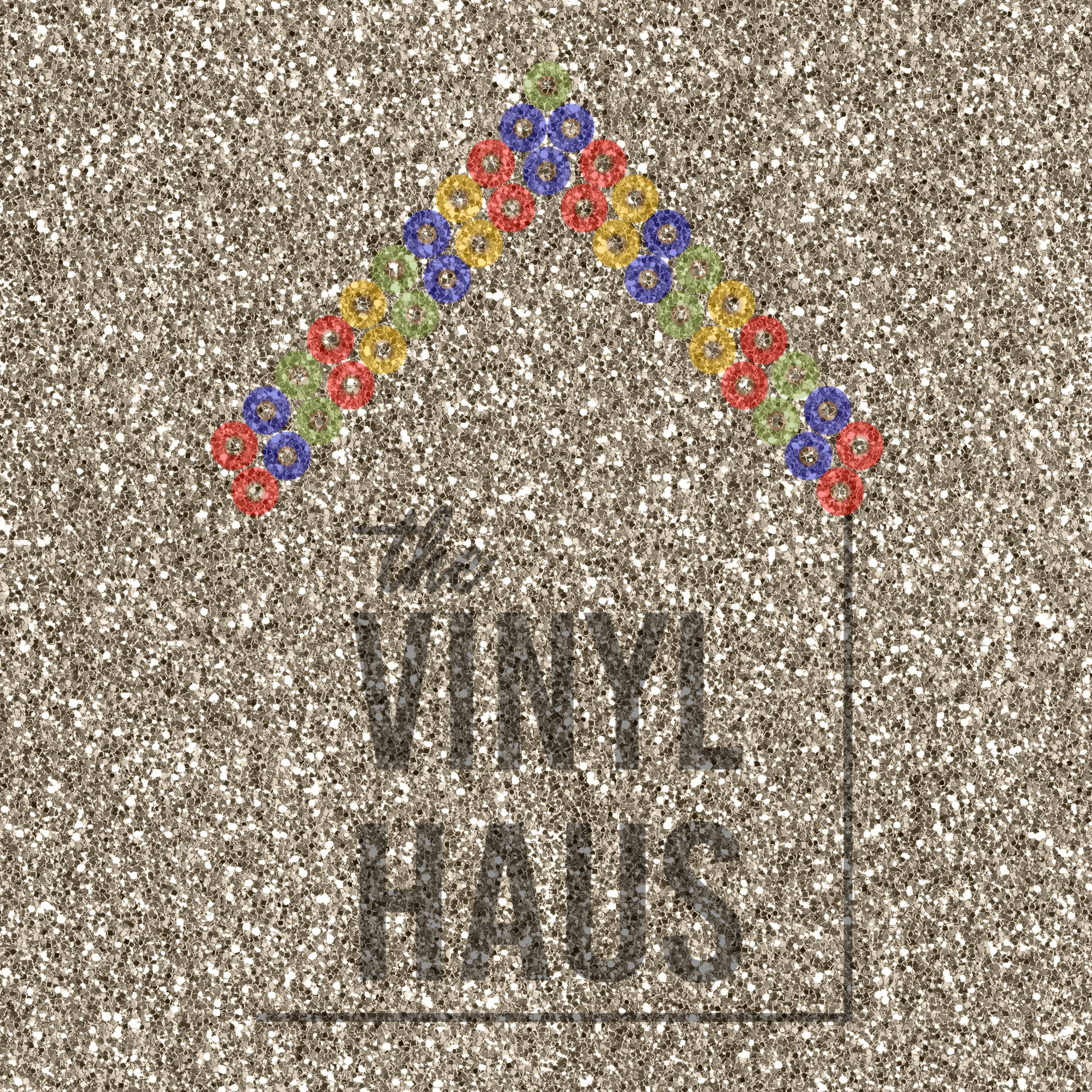 Gold Glitter Pattern Vinyl 12" x 12" - The Vinyl Haus