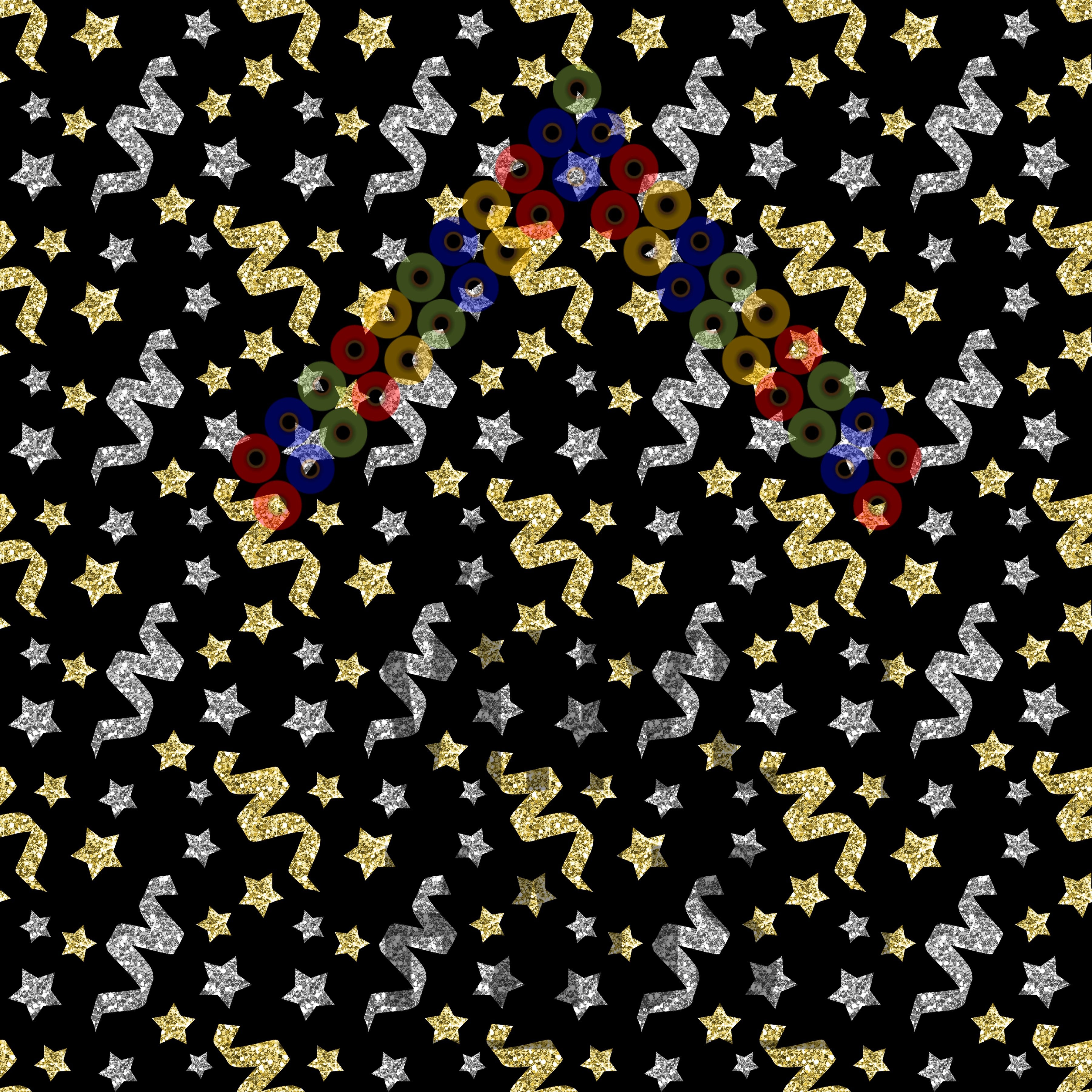 Glitter Confetti Pattern Vinyl 12" x 12" - The Vinyl Haus