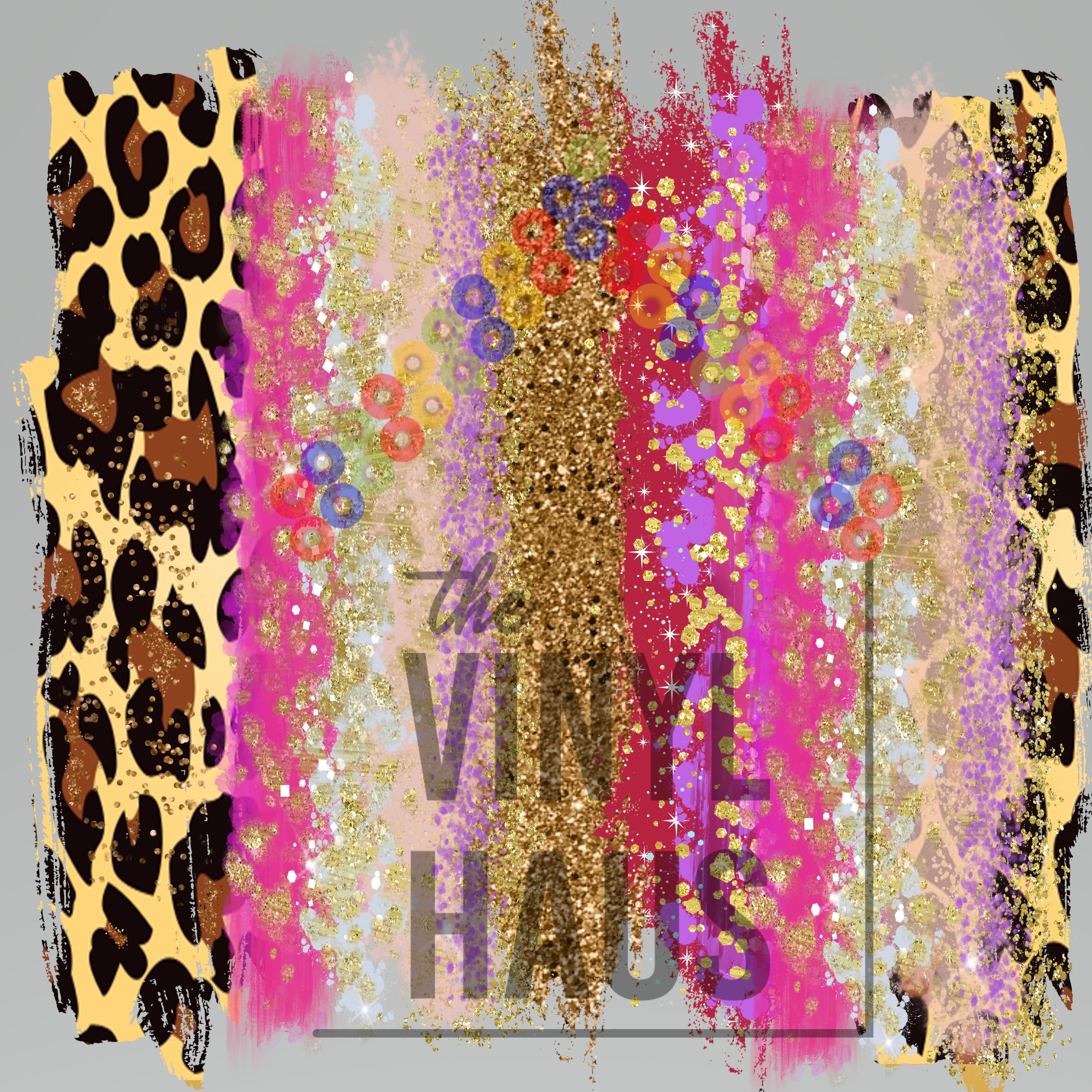 Valentine's Day Brushstroke Pattern Vinyl 12" x 12" - The Vinyl Haus