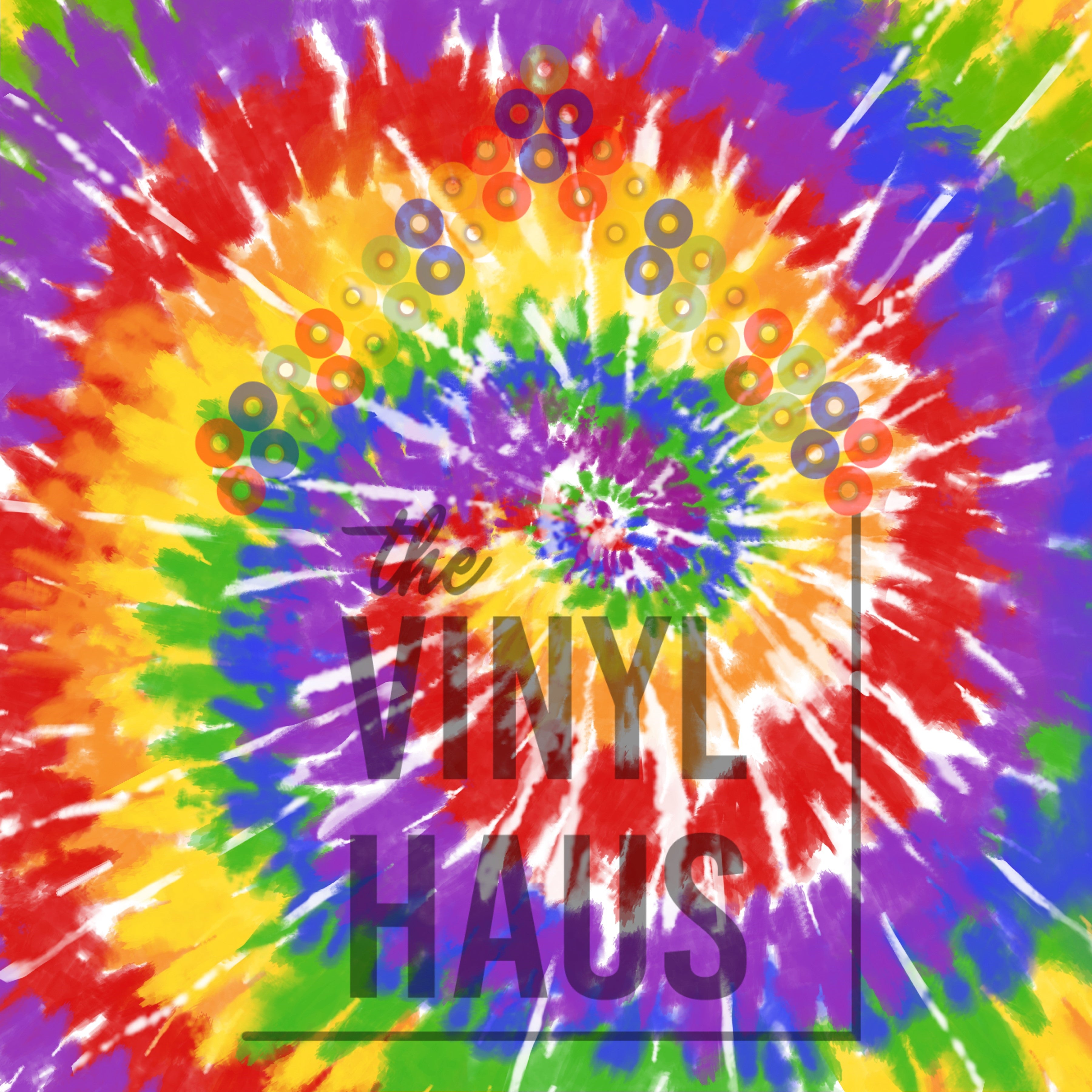 Tie Dye Pattern Vinyl 12" x 12" - The Vinyl Haus