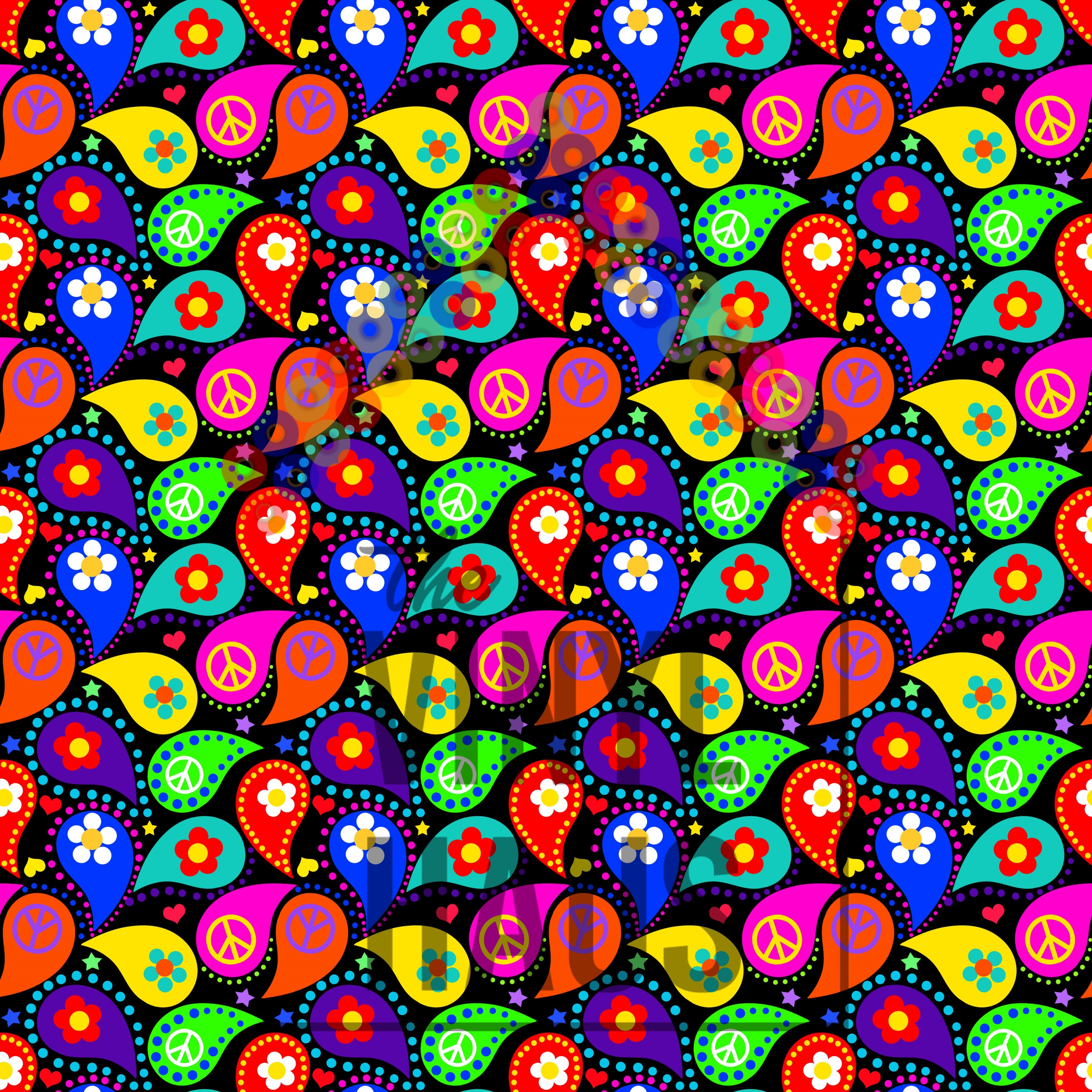 Paisley Pattern Vinyl 12" x 12" - The Vinyl Haus