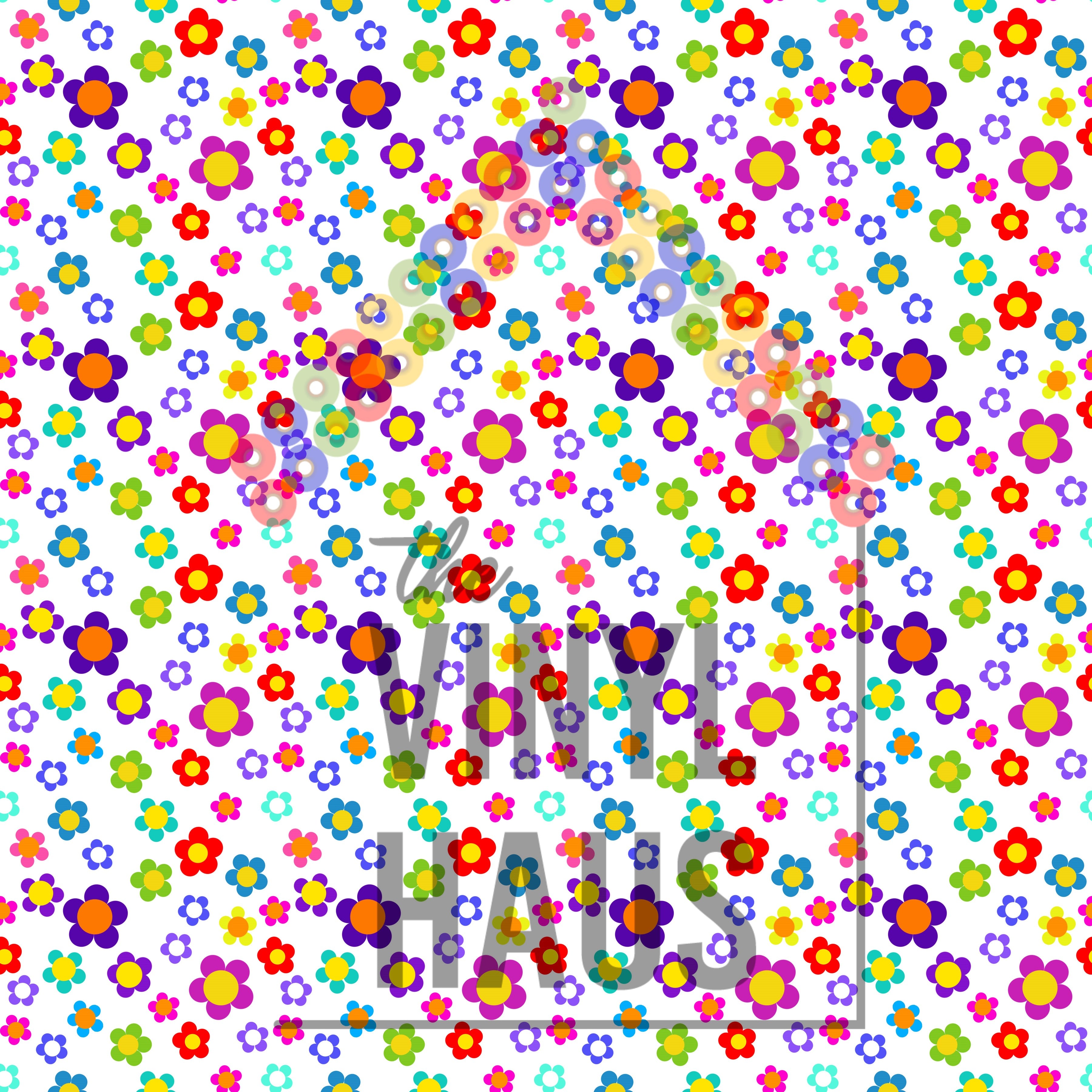 Floral Pattern Vinyl 12" x 9" - The Vinyl Haus