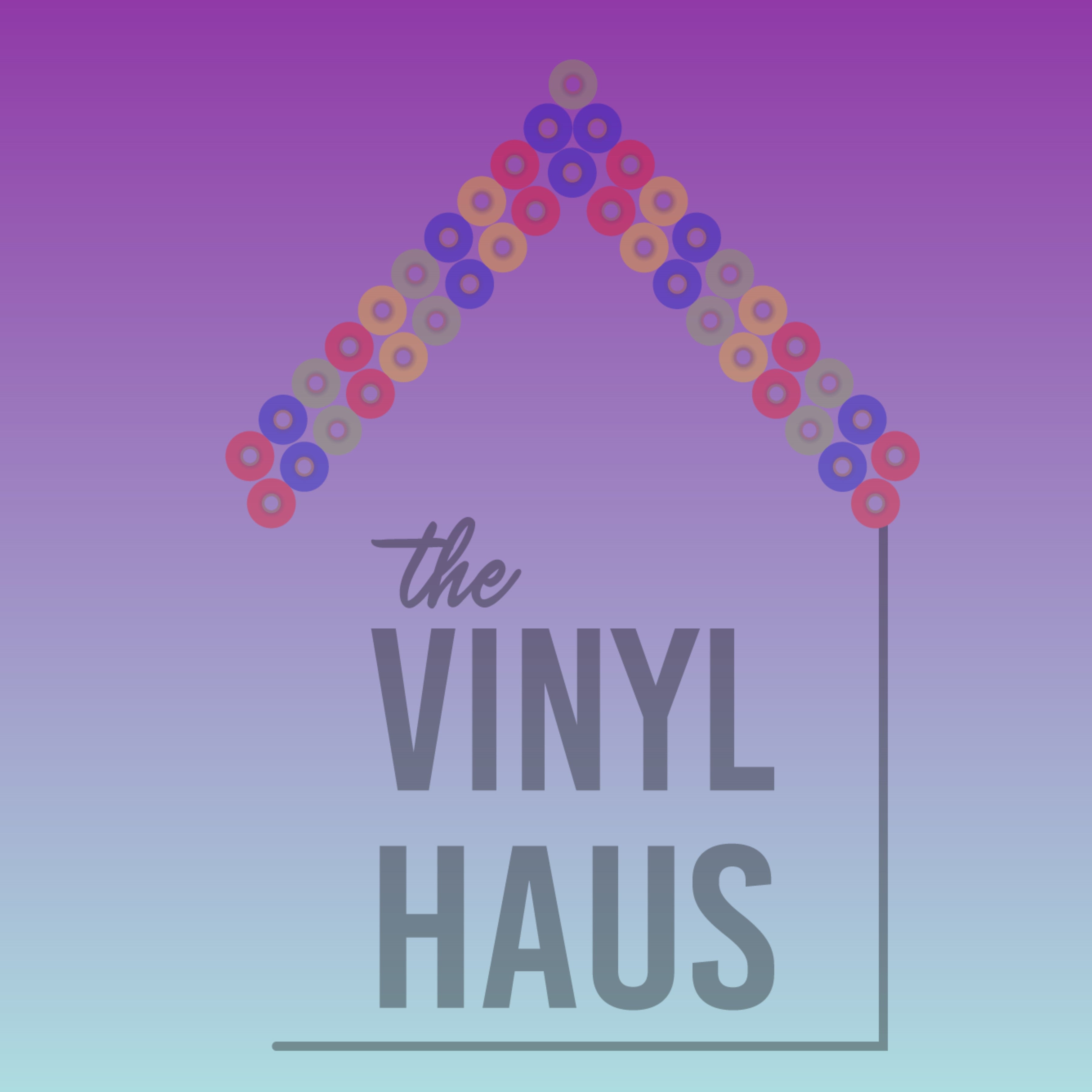 Blue/Purple Ombre Pattern Vinyl 12" x 12" - The Vinyl Haus