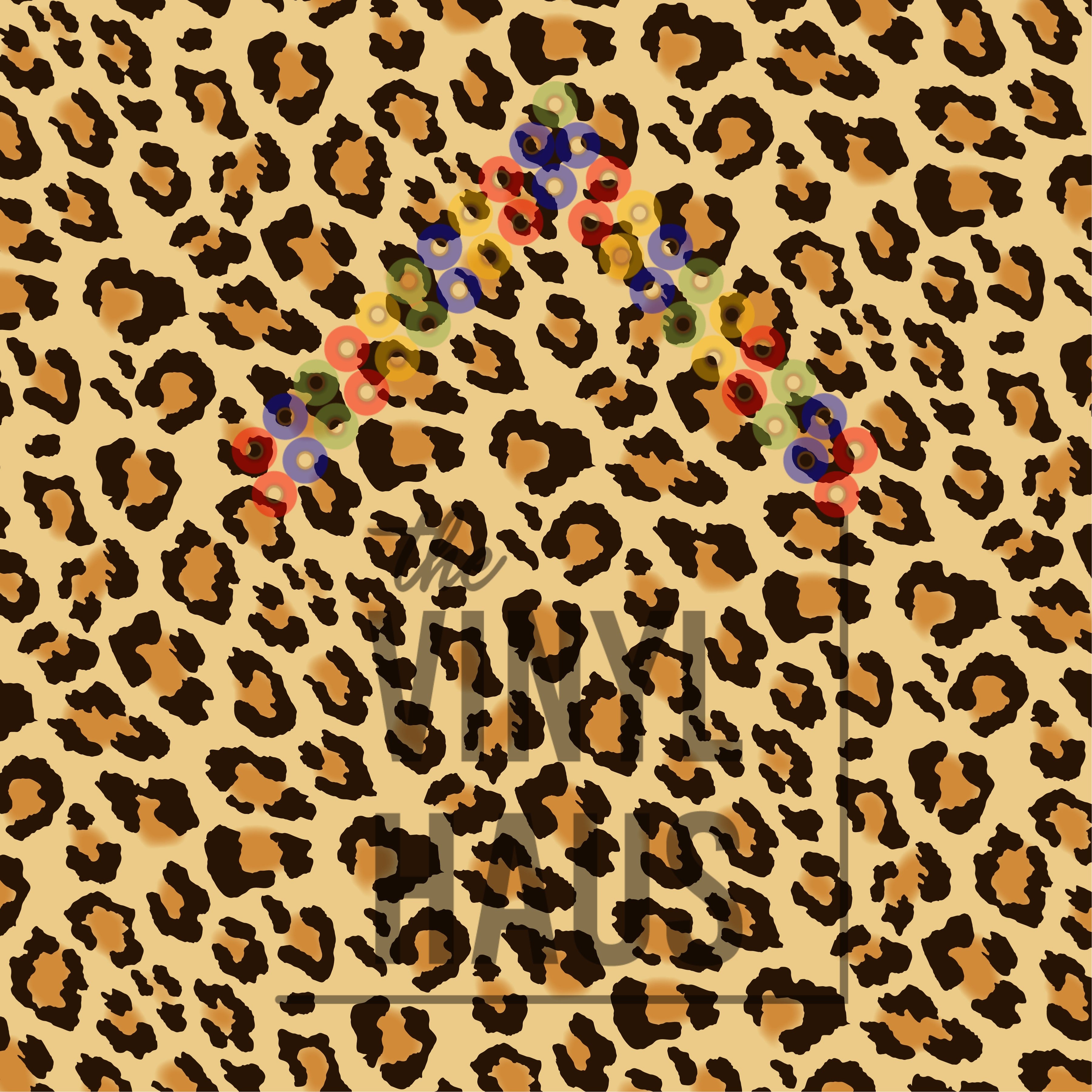 Big Leopard Pattern Vinyl 12" x 12" - The Vinyl Haus