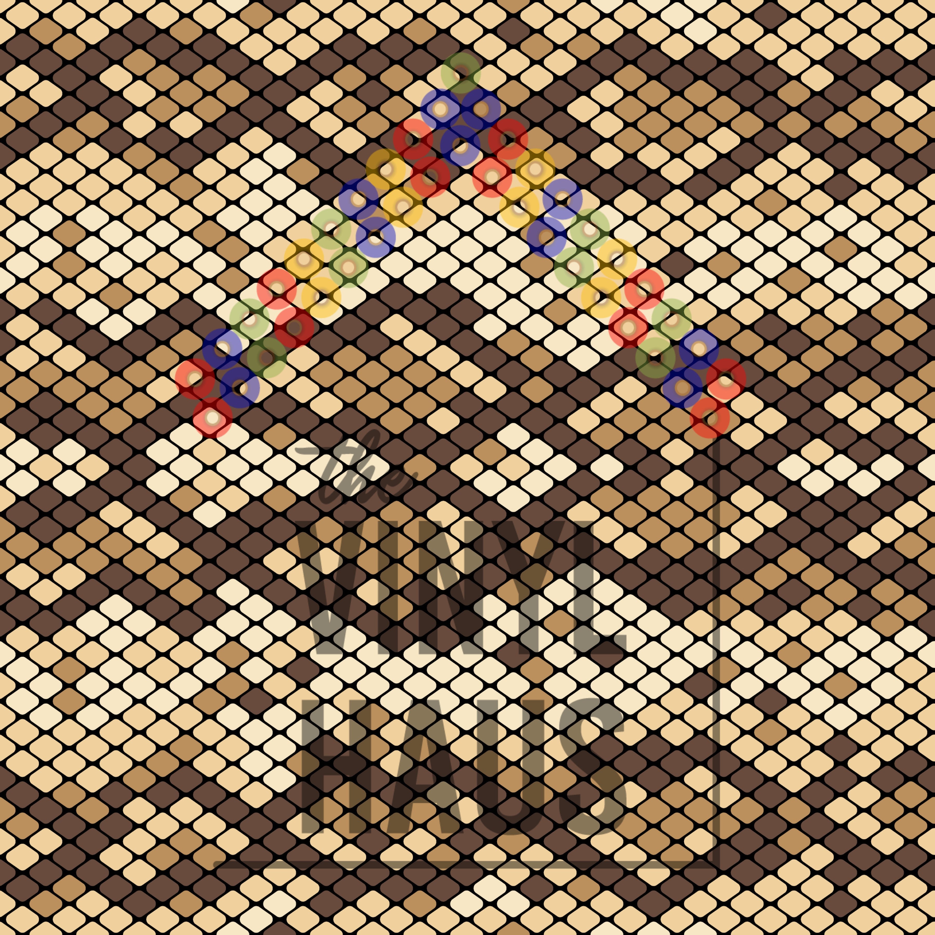 Snake Skin Pattern Vinyl 12" x 12" - The Vinyl Haus