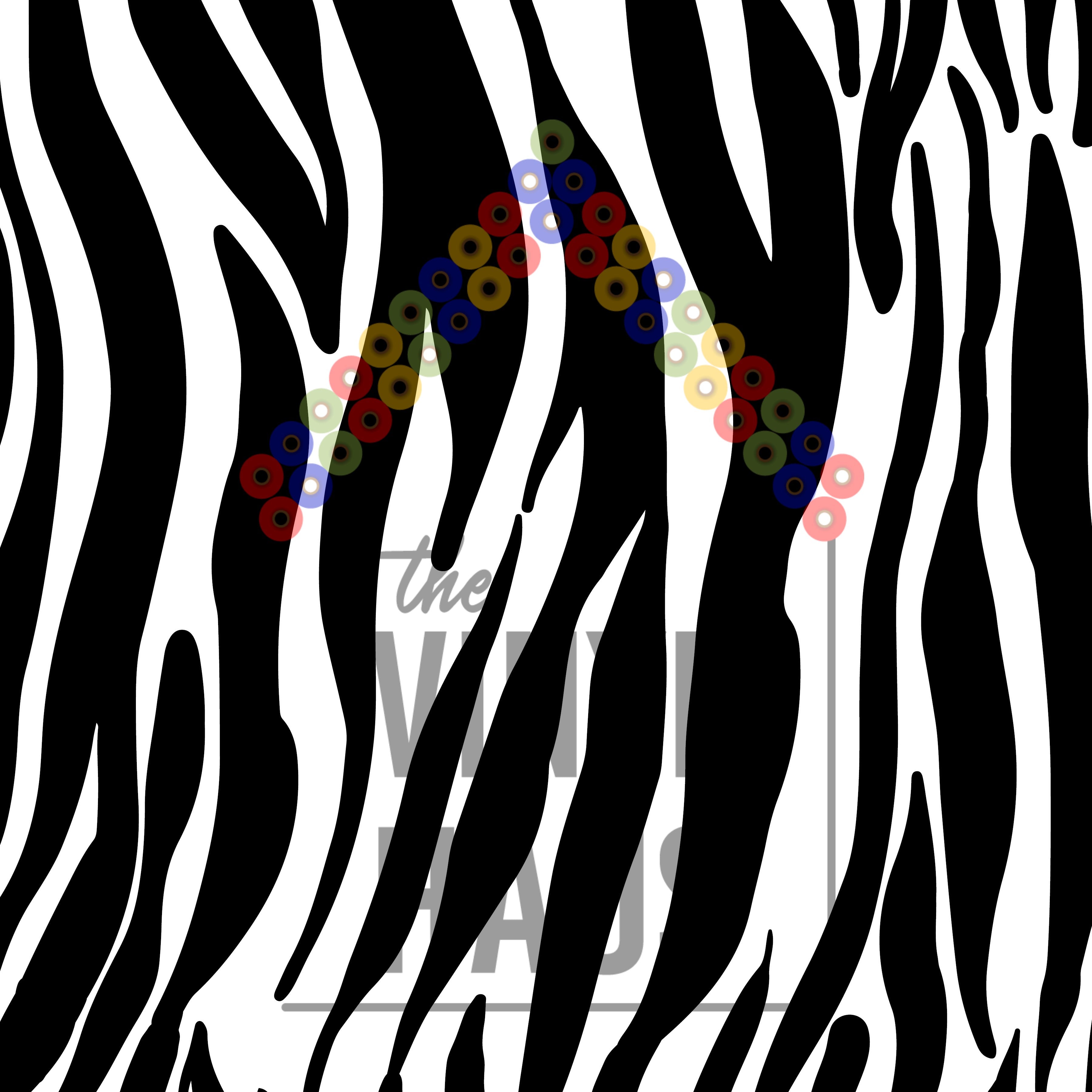 Zebra Pattern Vinyl 12" x 12" - The Vinyl Haus