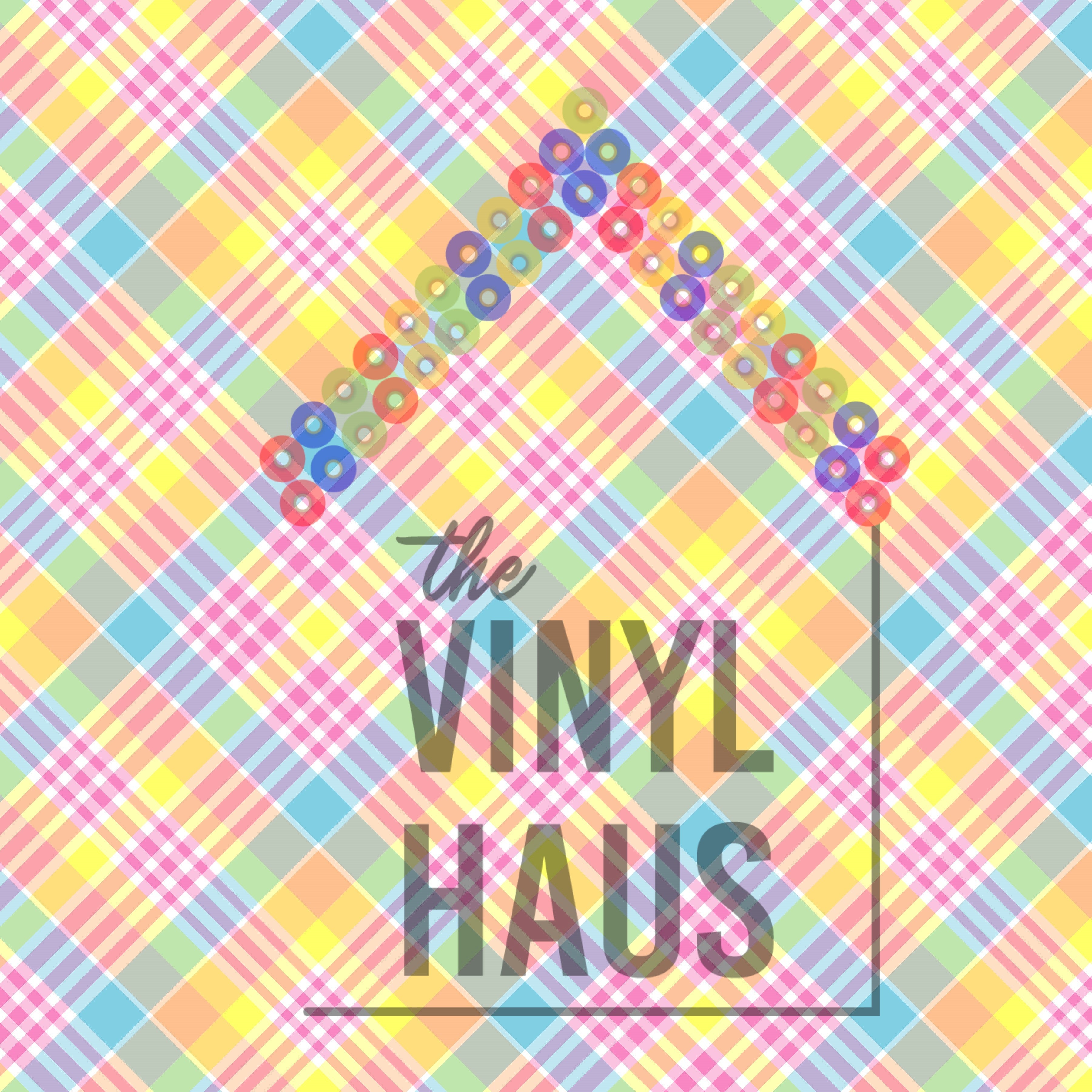 Spring Plaid Pattern Vinyl 12" x 12" - The Vinyl Haus