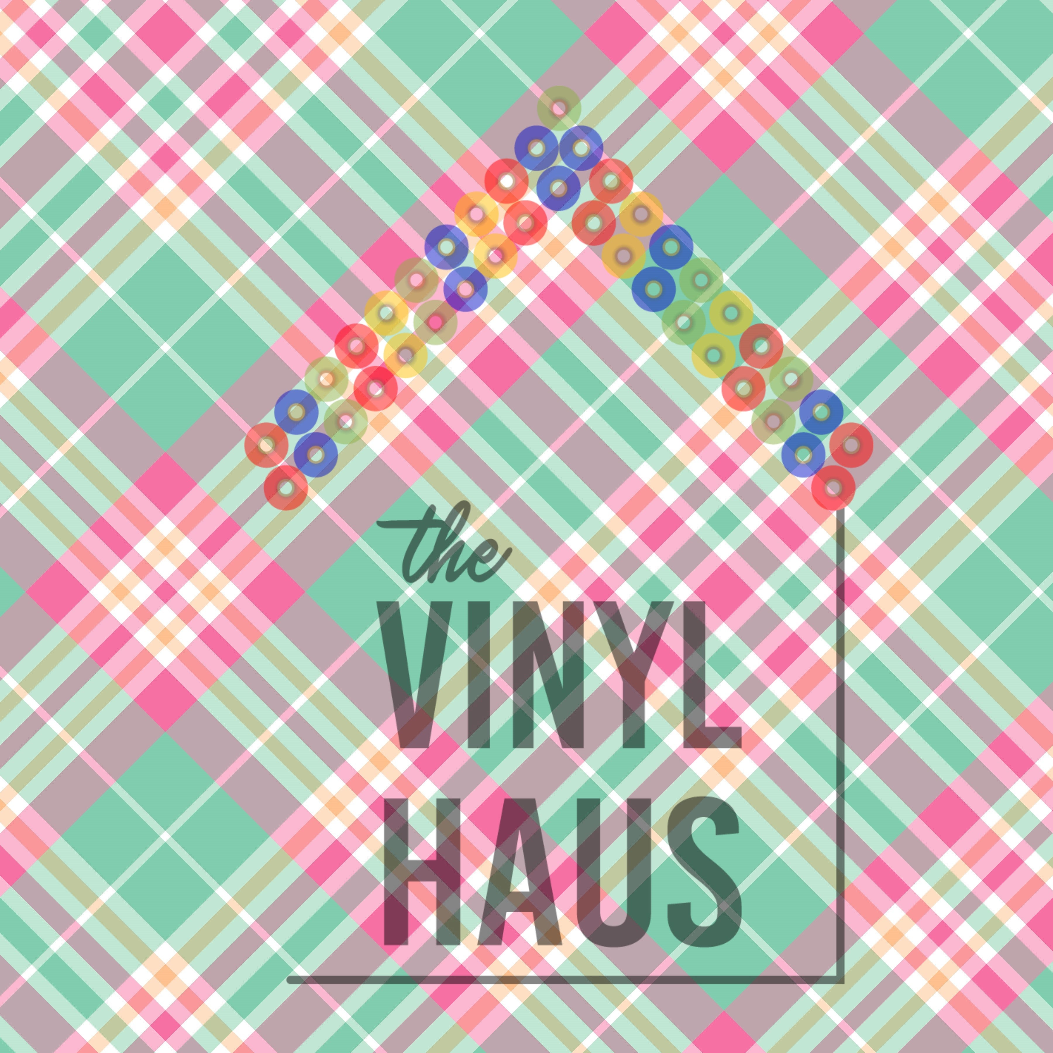 Spring Plaid Pattern Vinyl 12" x 12" - The Vinyl Haus