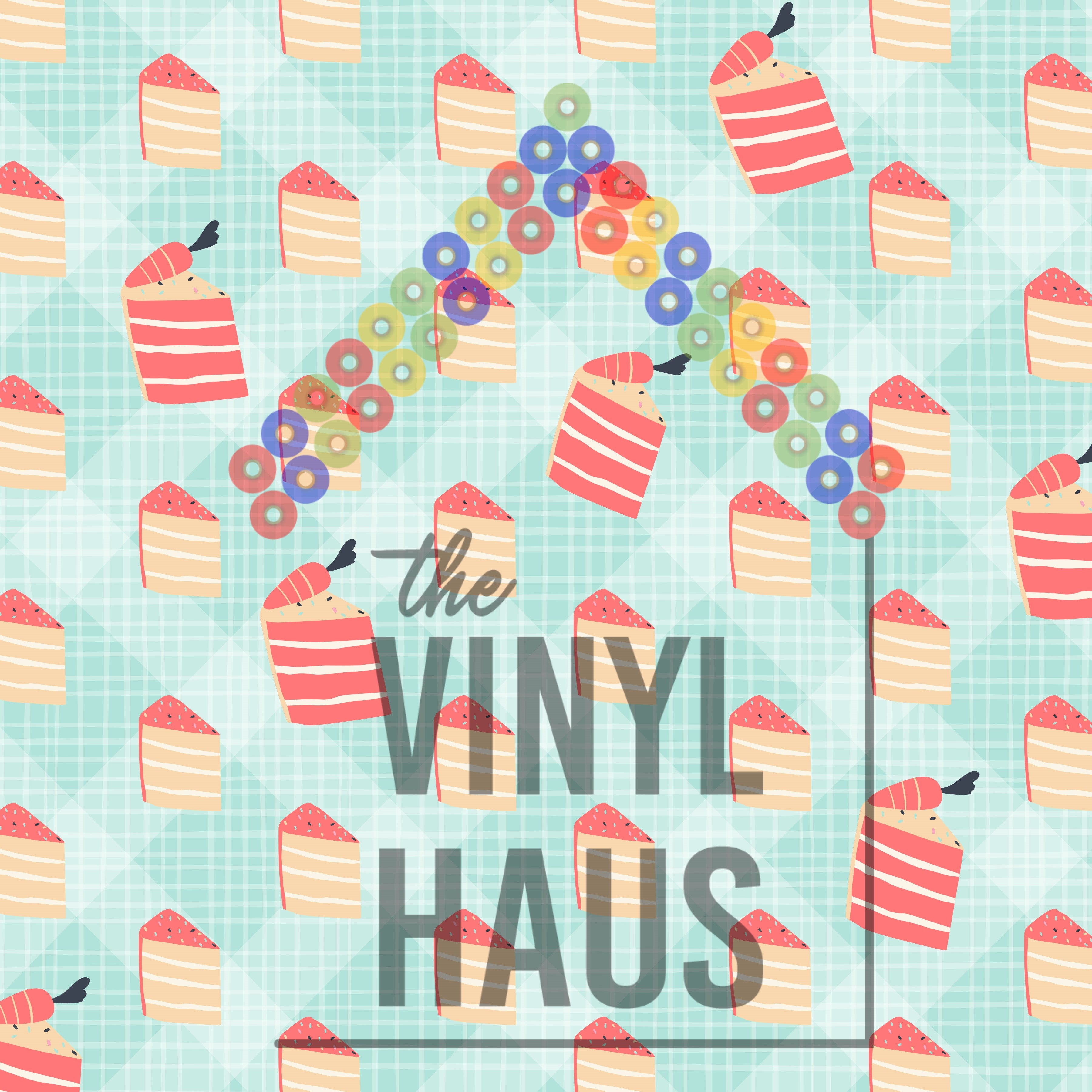 Easter Carrot Cake Pattern Vinyl 12" x 12" - The Vinyl Haus