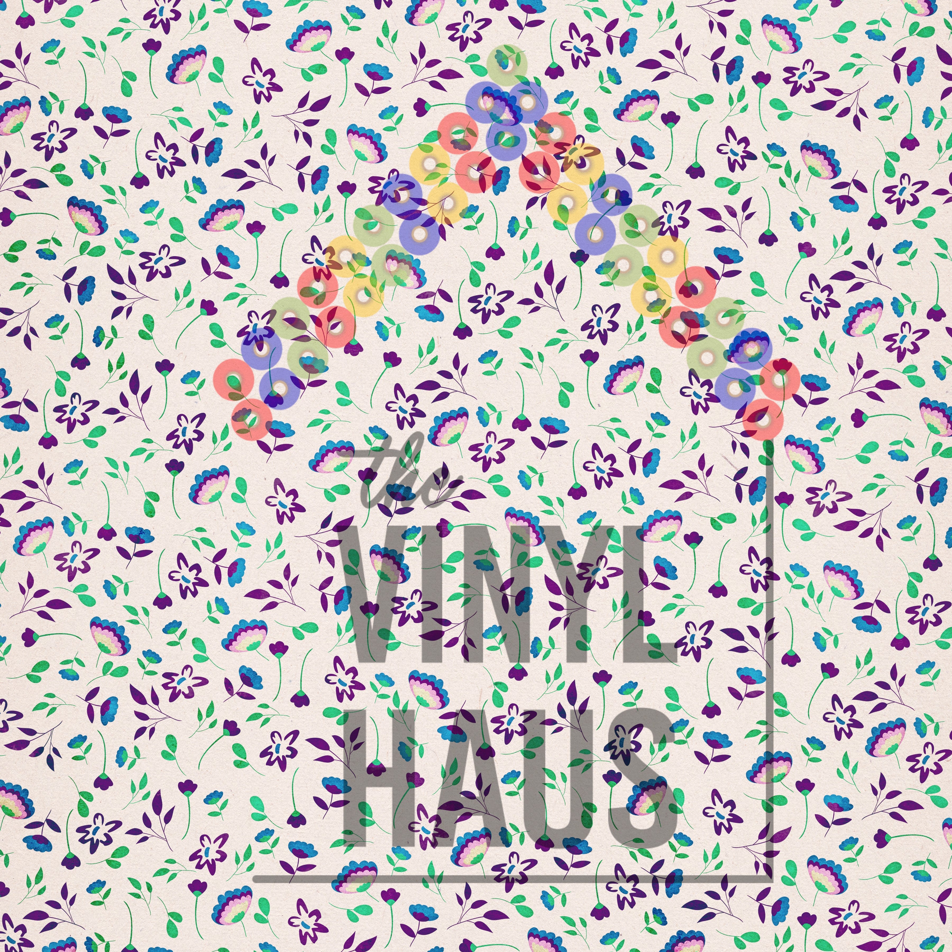 Easter Floral Pattern Vinyl 12" x 12" - The Vinyl Haus