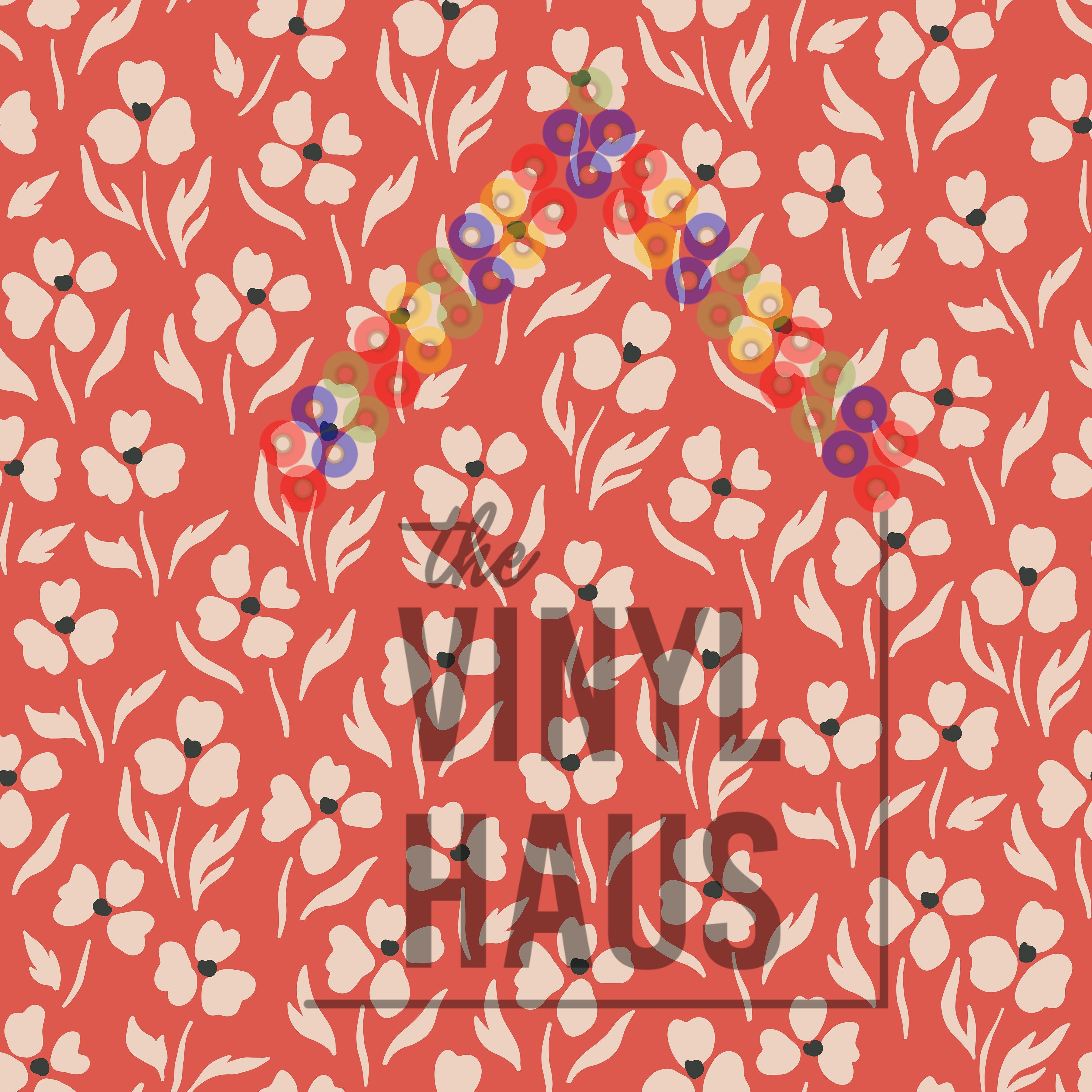 Floral Background Pattern Vinyl 12" x 12" - The Vinyl Haus