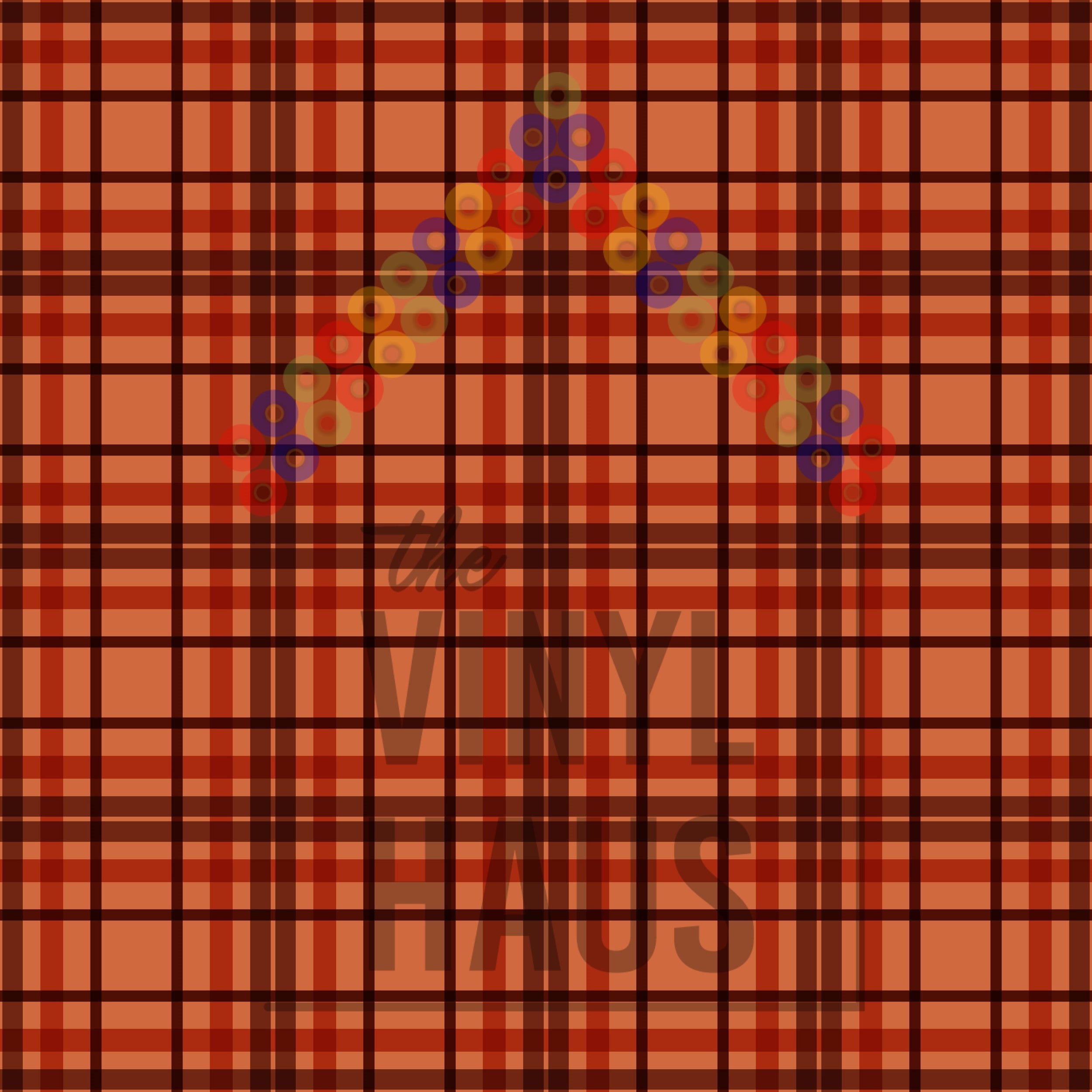 Fall Plaid Pattern Vinyl 12" x 12" - The Vinyl Haus