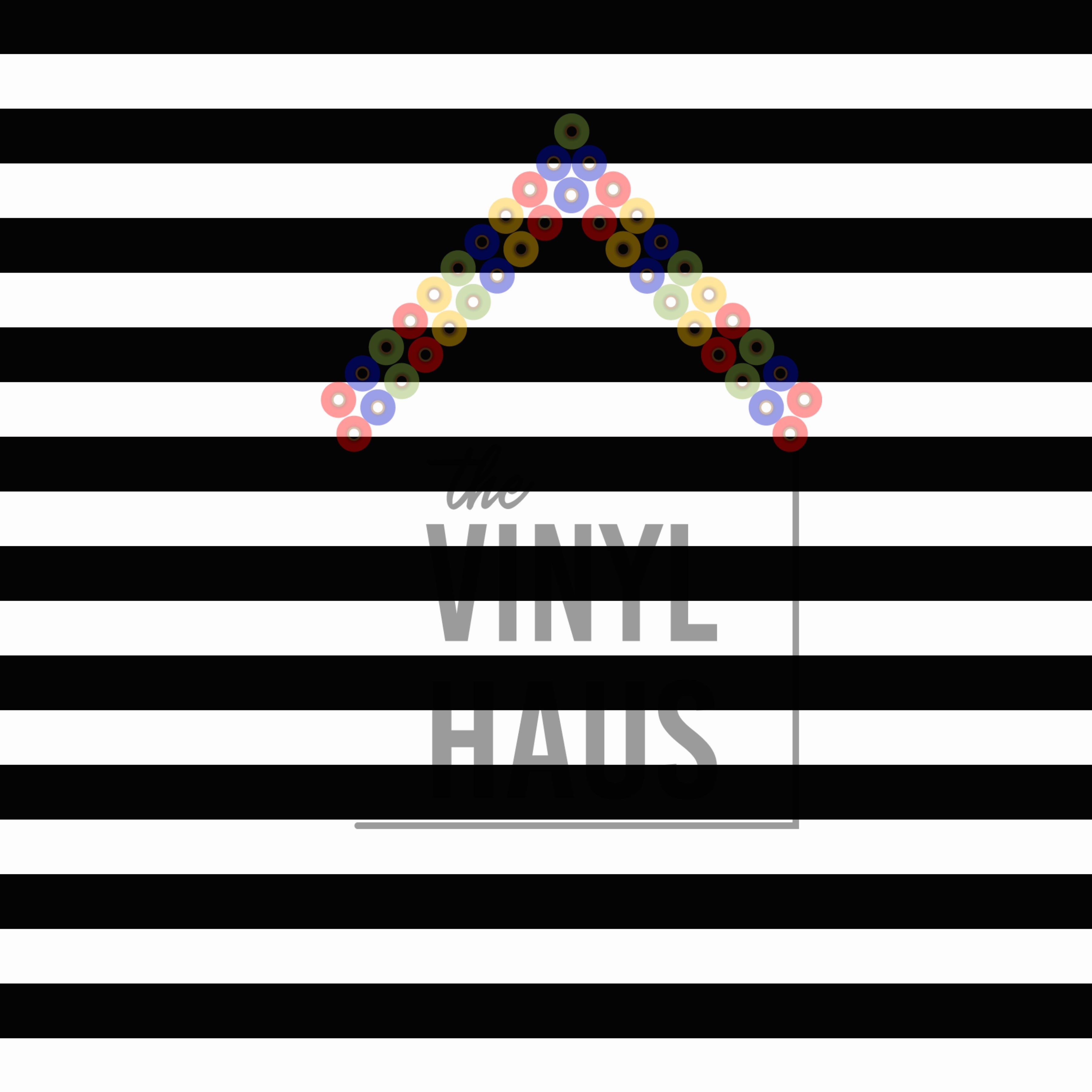 Black and White Stripe Pattern Vinyl 12" x 12" - The Vinyl Haus