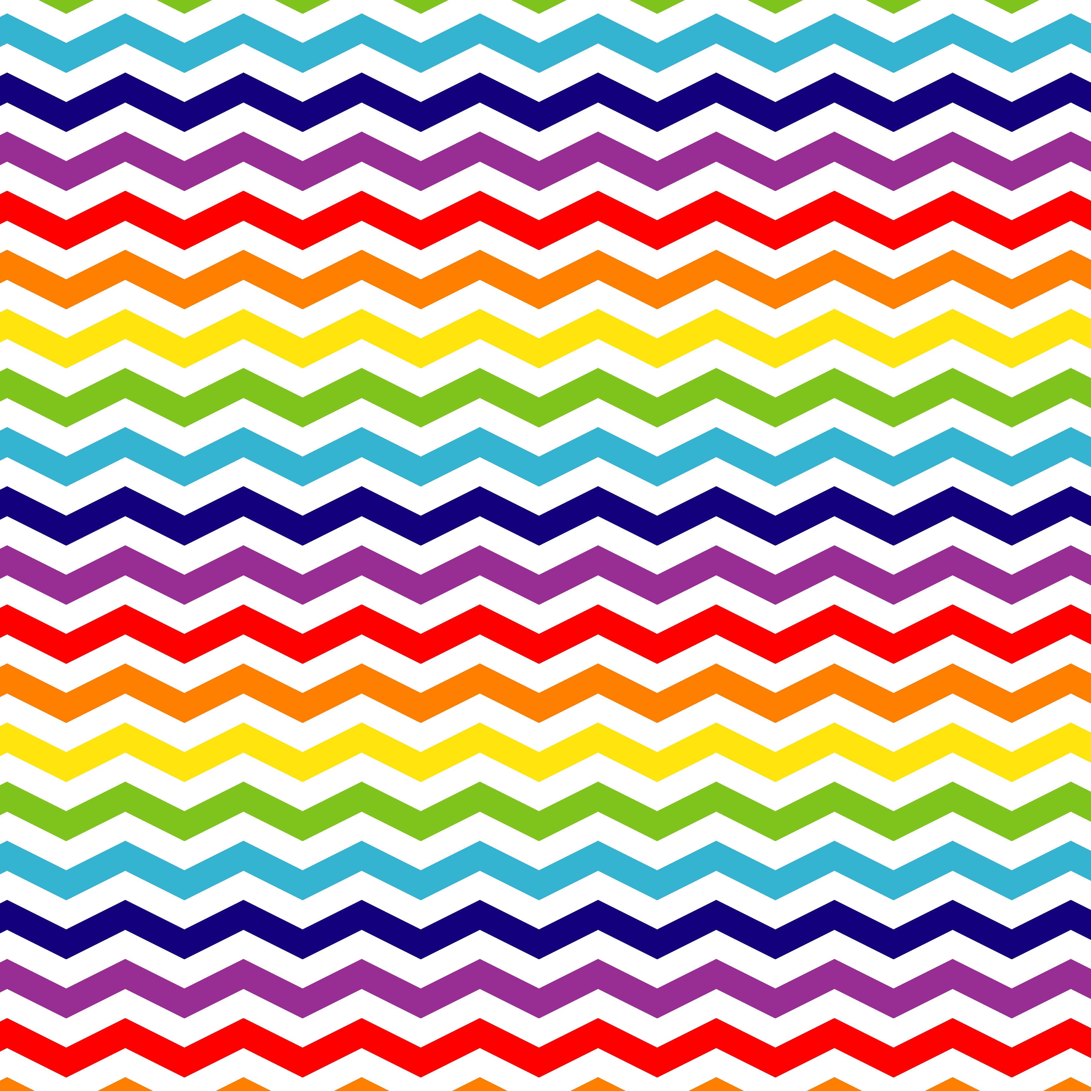 Rainbow Chevron Pattern Vinyl 12" x 12" - The Vinyl Haus