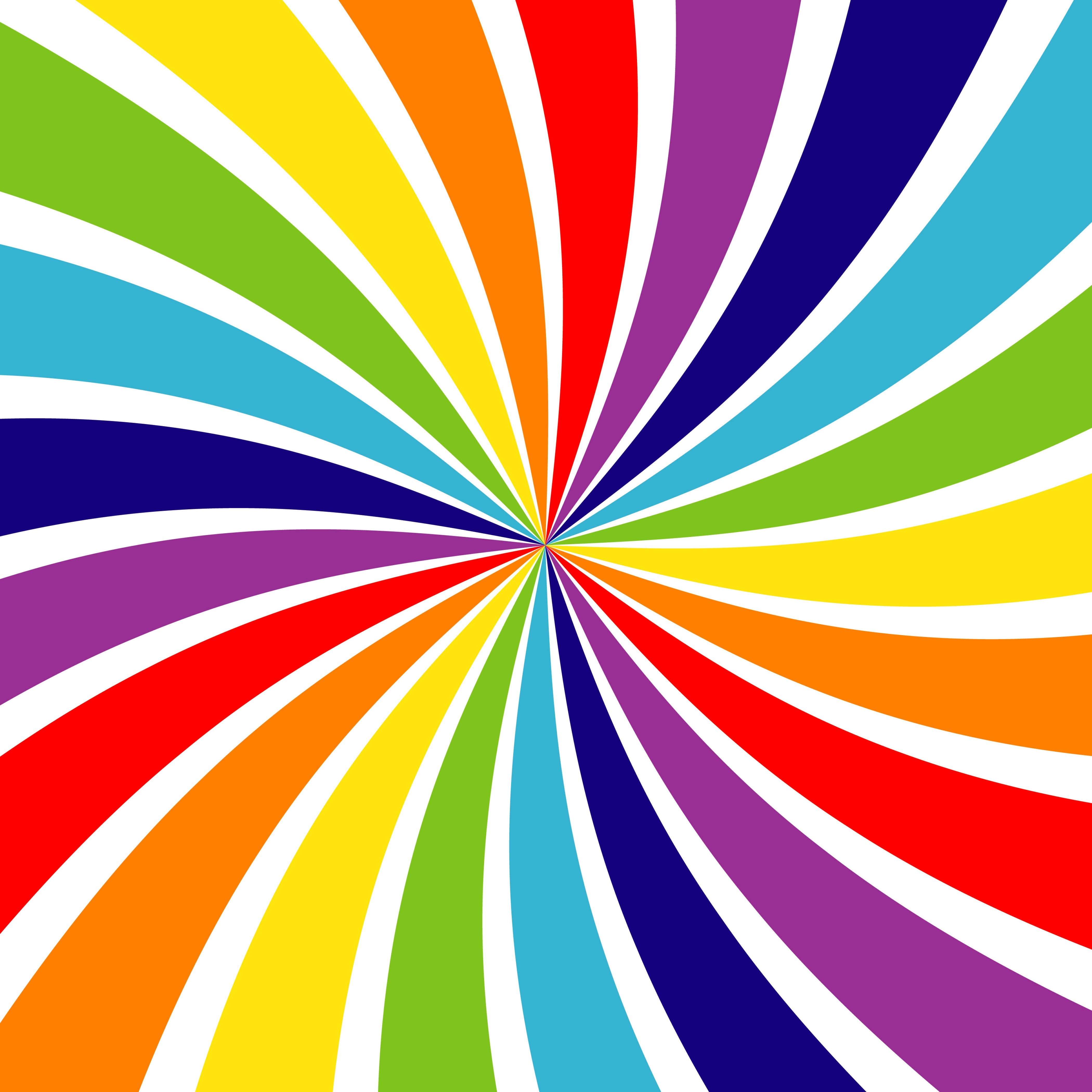 Rainbow Swirl Pattern Vinyl 12" x 12" - The Vinyl Haus