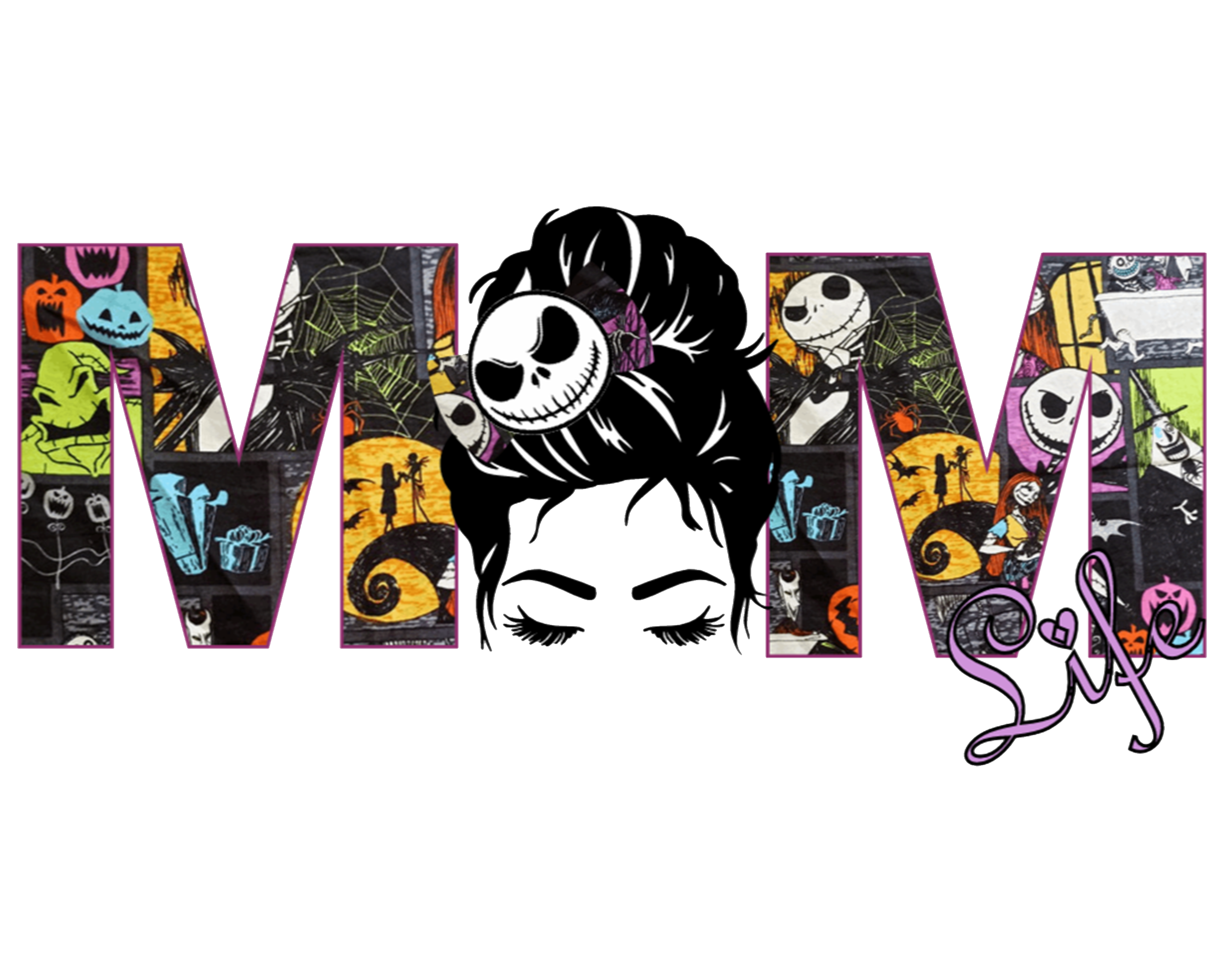 HTV Prints -  Halloween MOM Life - The Vinyl Haus