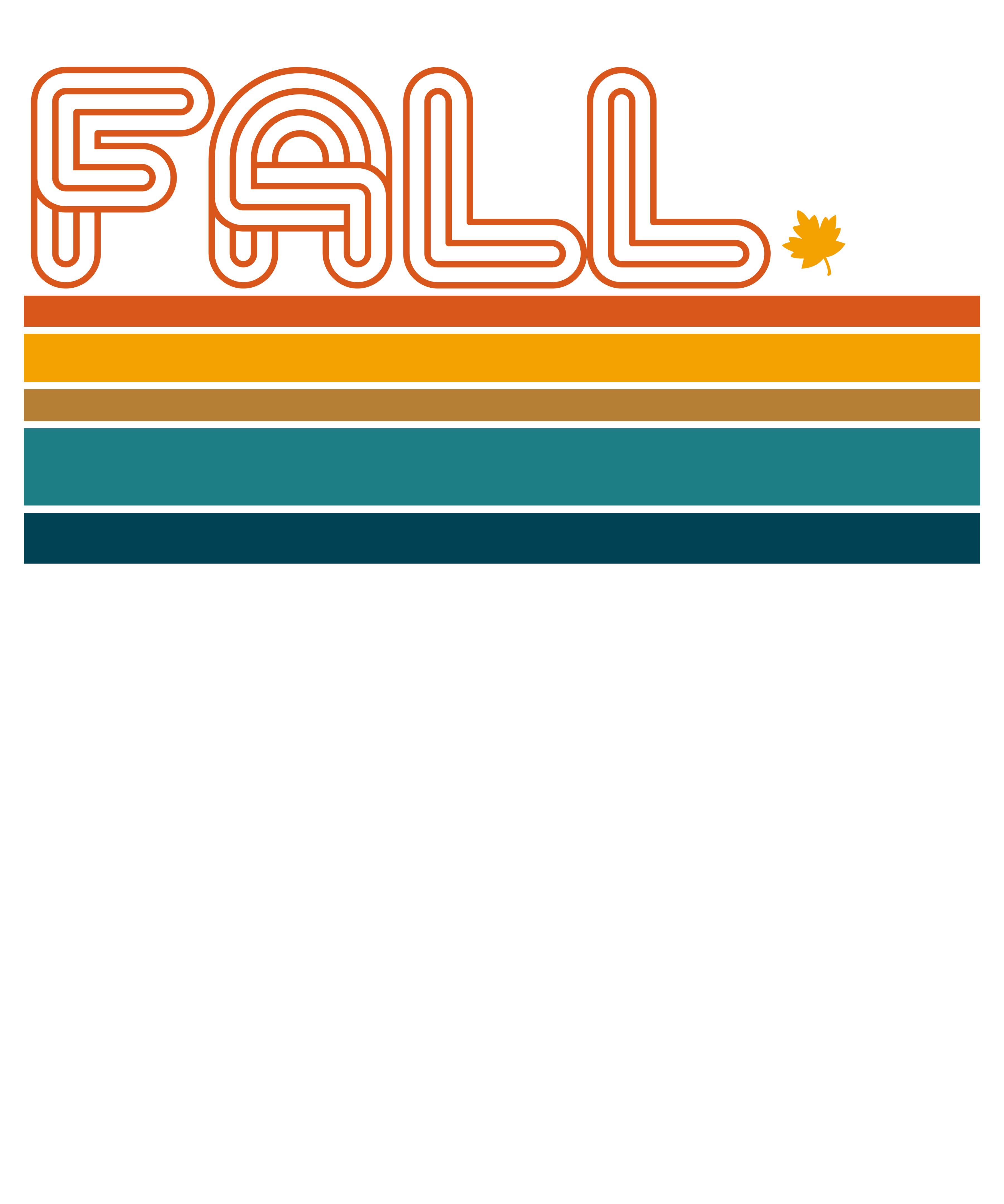 HTV Prints - Retro Fall - The Vinyl Haus
