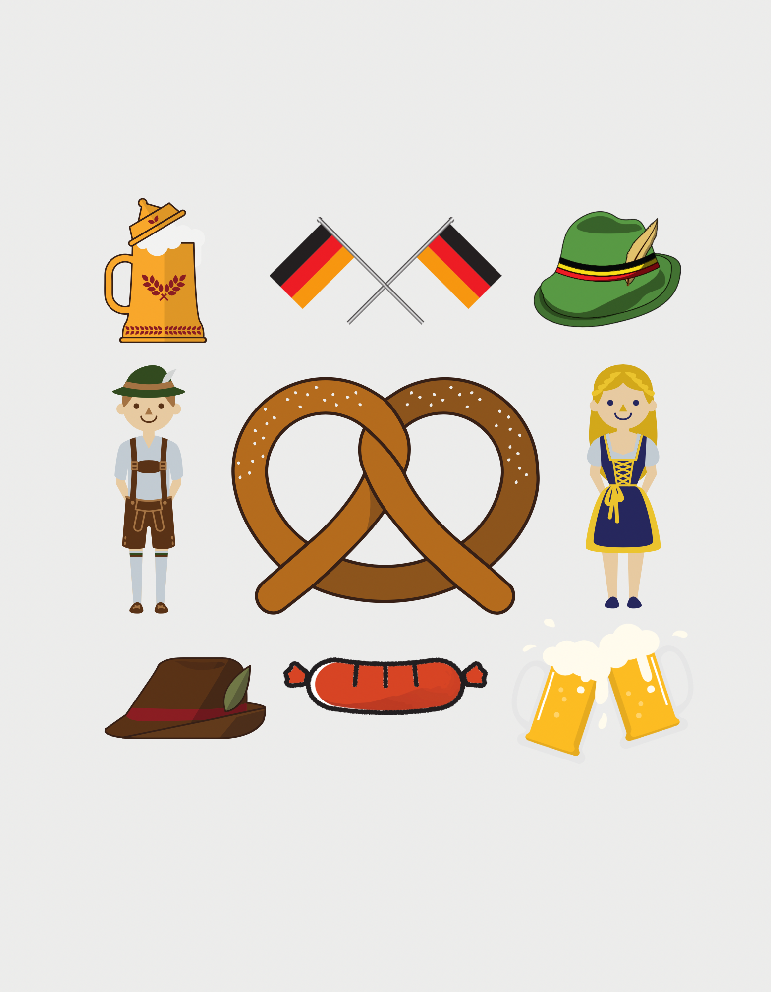 HTV Prints - German Items Collage - The Vinyl Haus