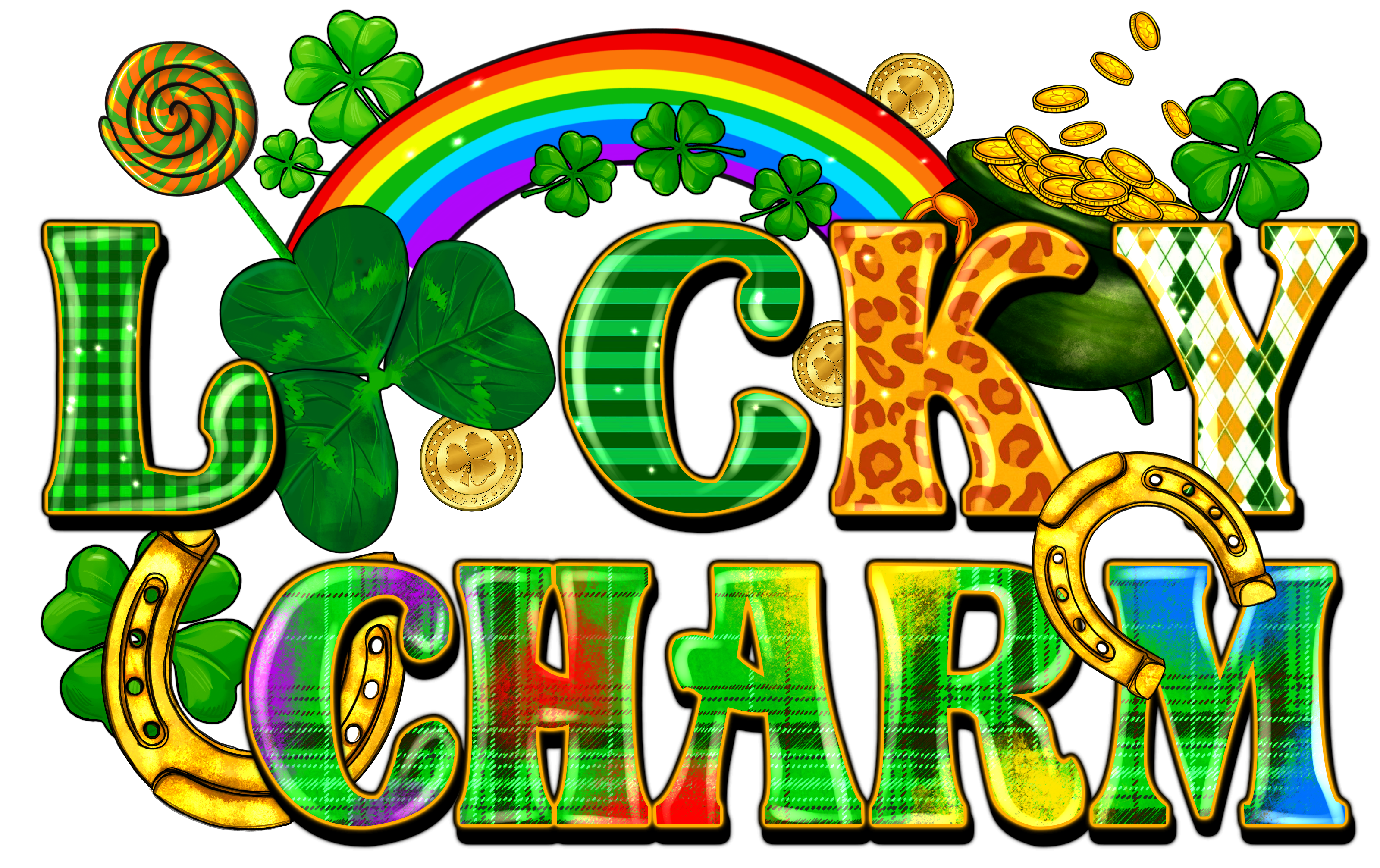 HTV Prints - Lucky Charm - The Vinyl Haus