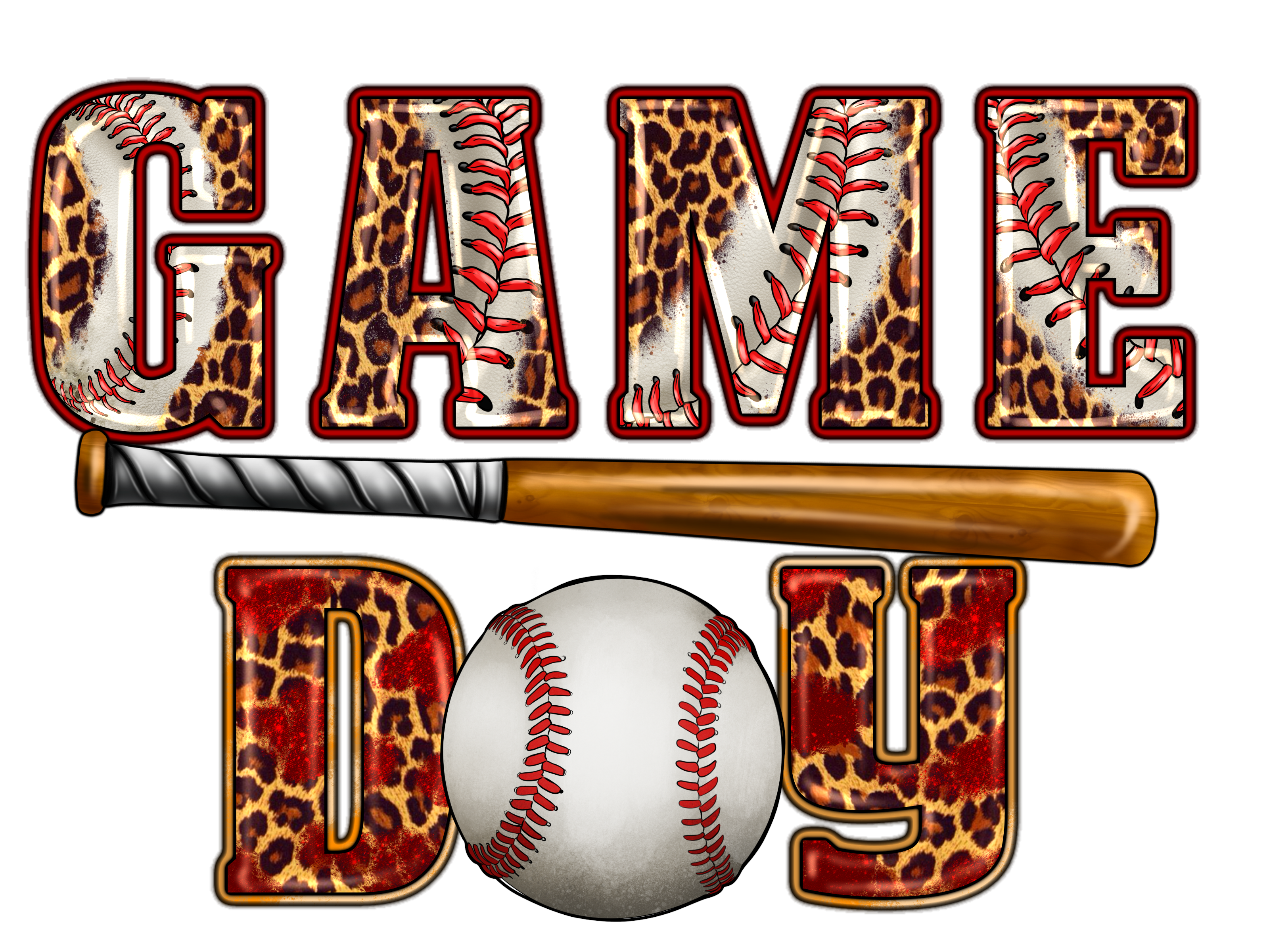 HTV Prints - Game Day Baseball - The Vinyl Haus