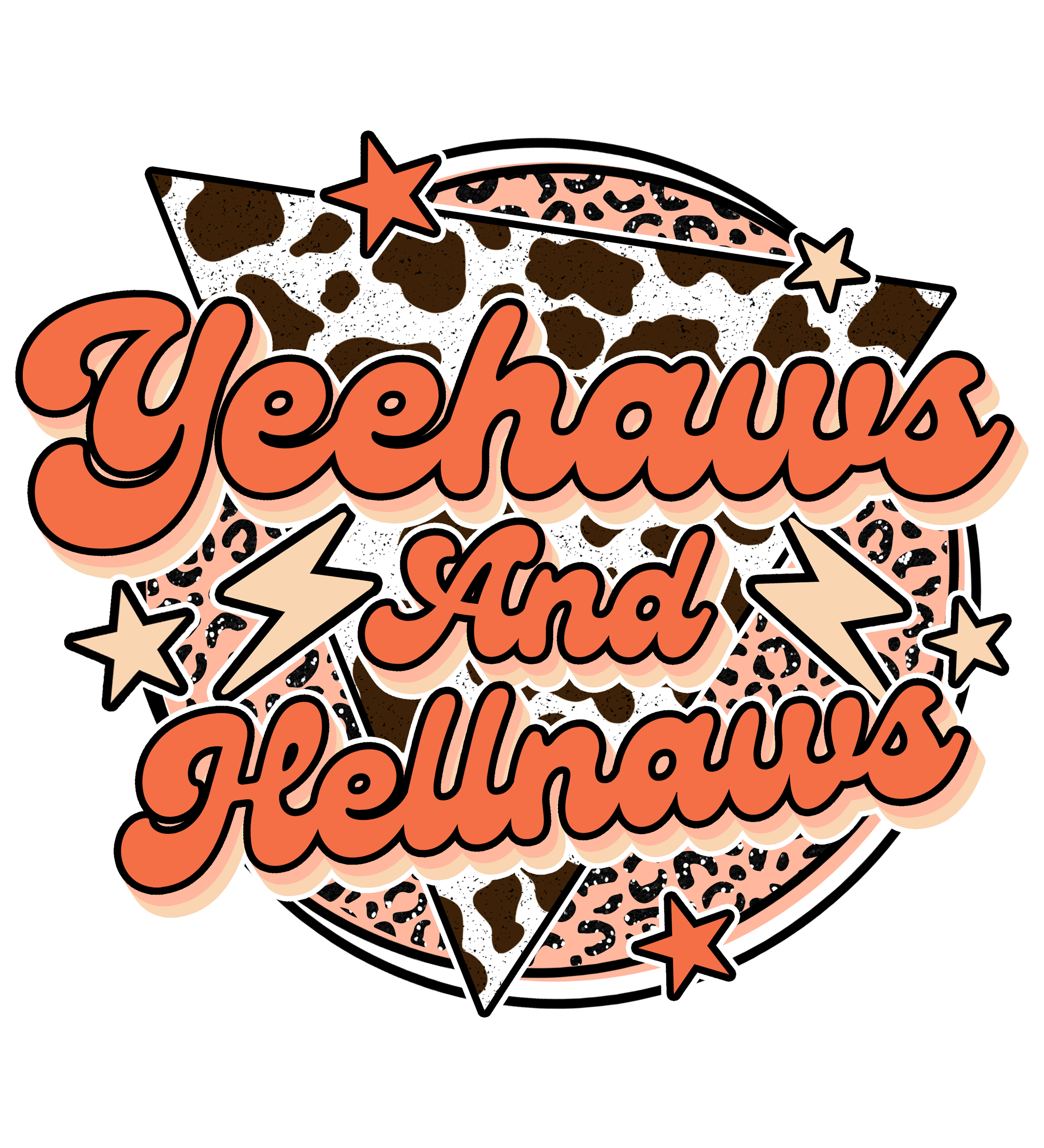 HTV Prints - Yeehaws and Hellnaws - The Vinyl Haus