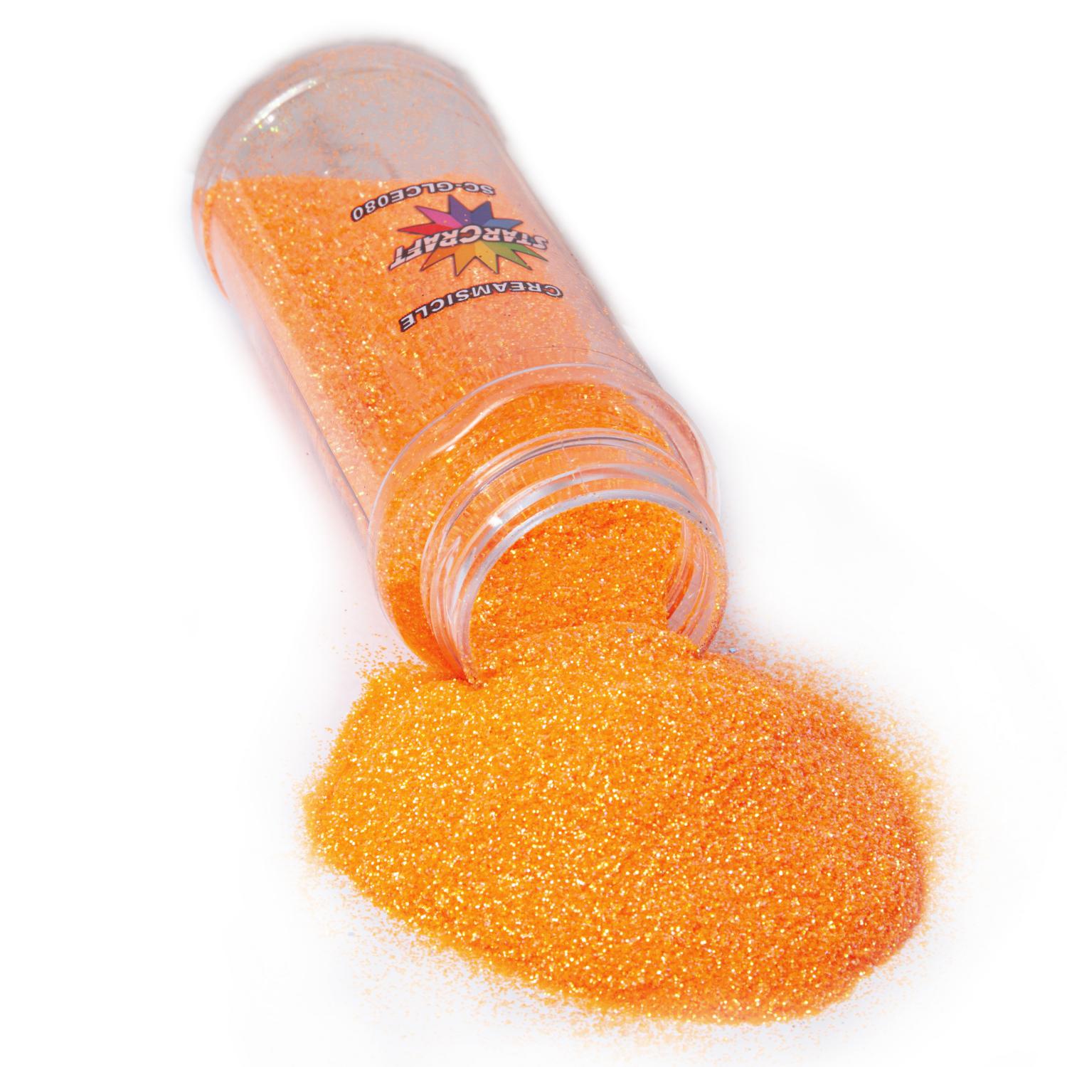 Starcraft Neon Glitter -Creamsicle - 3.75 oz - The Vinyl Haus