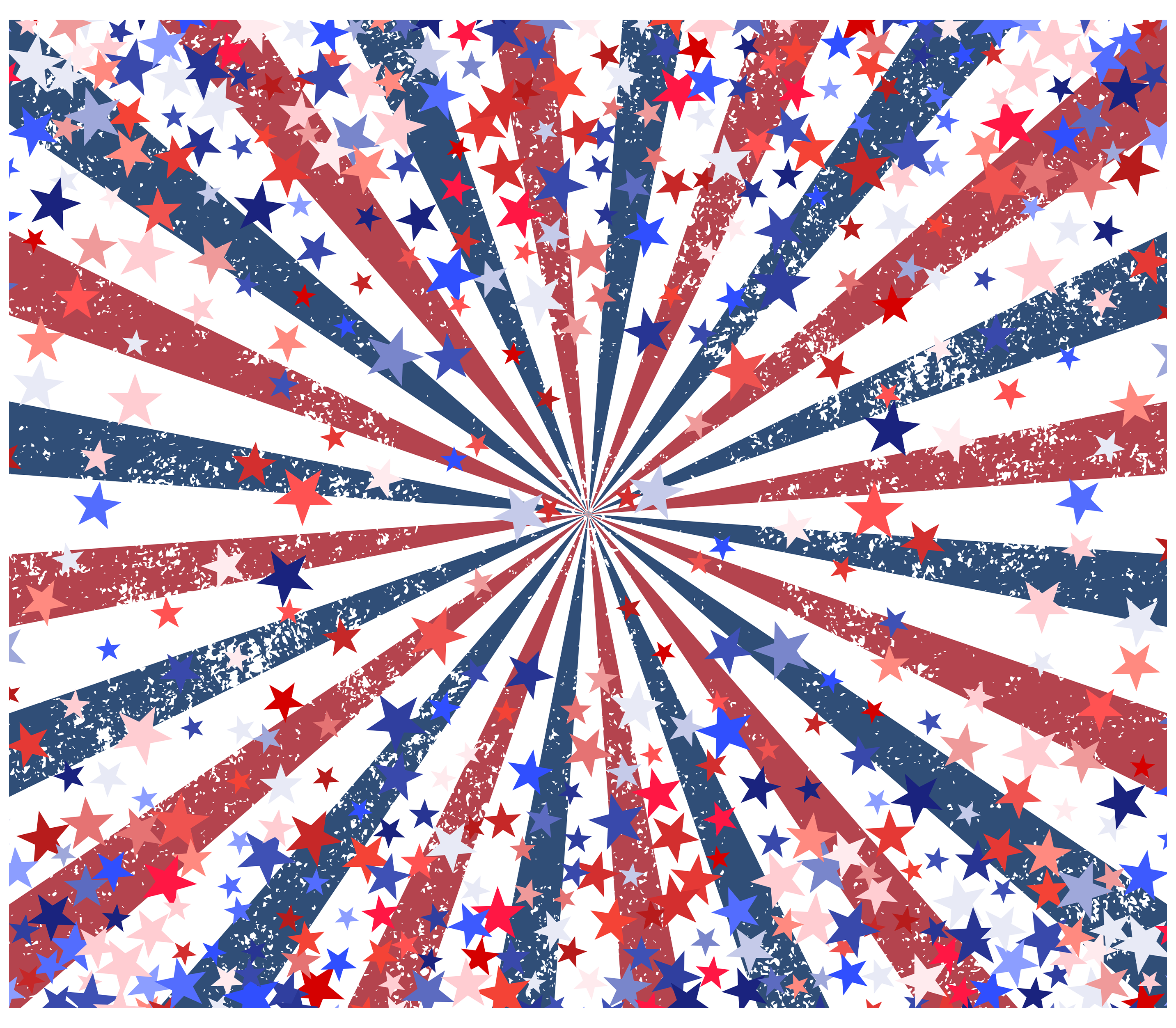 Sublimation Tumbler Wrap - 4th of July Burst - The Vinyl Haus