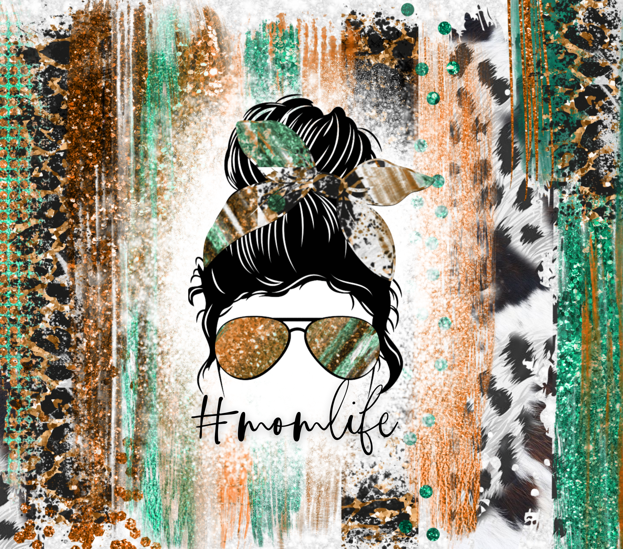 Sublimation Tumbler Wrap - Rustic Mom Life - The Vinyl Haus