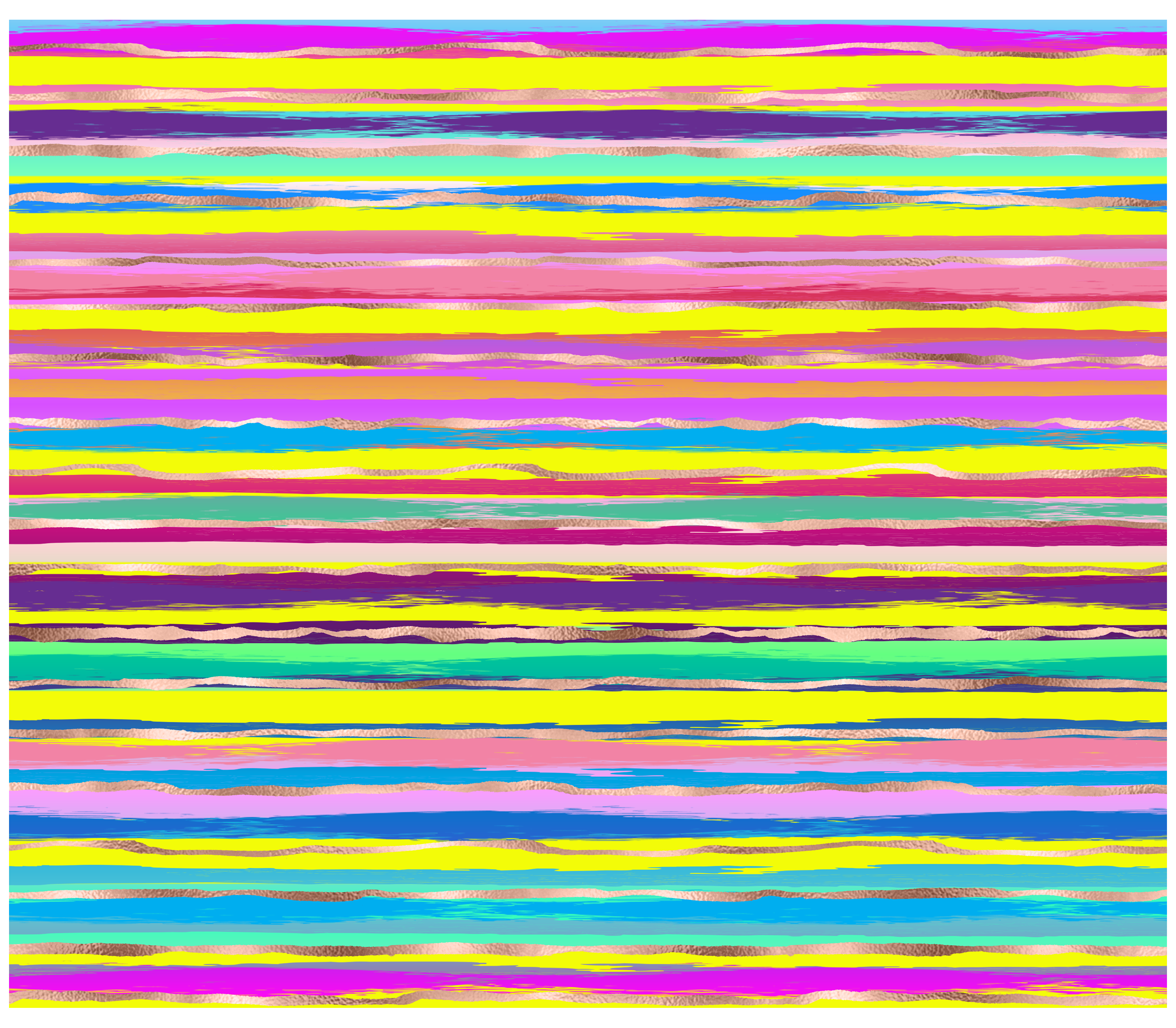 Sublimation Tumbler Wrap - Bright Sunset Stripes - The Vinyl Haus