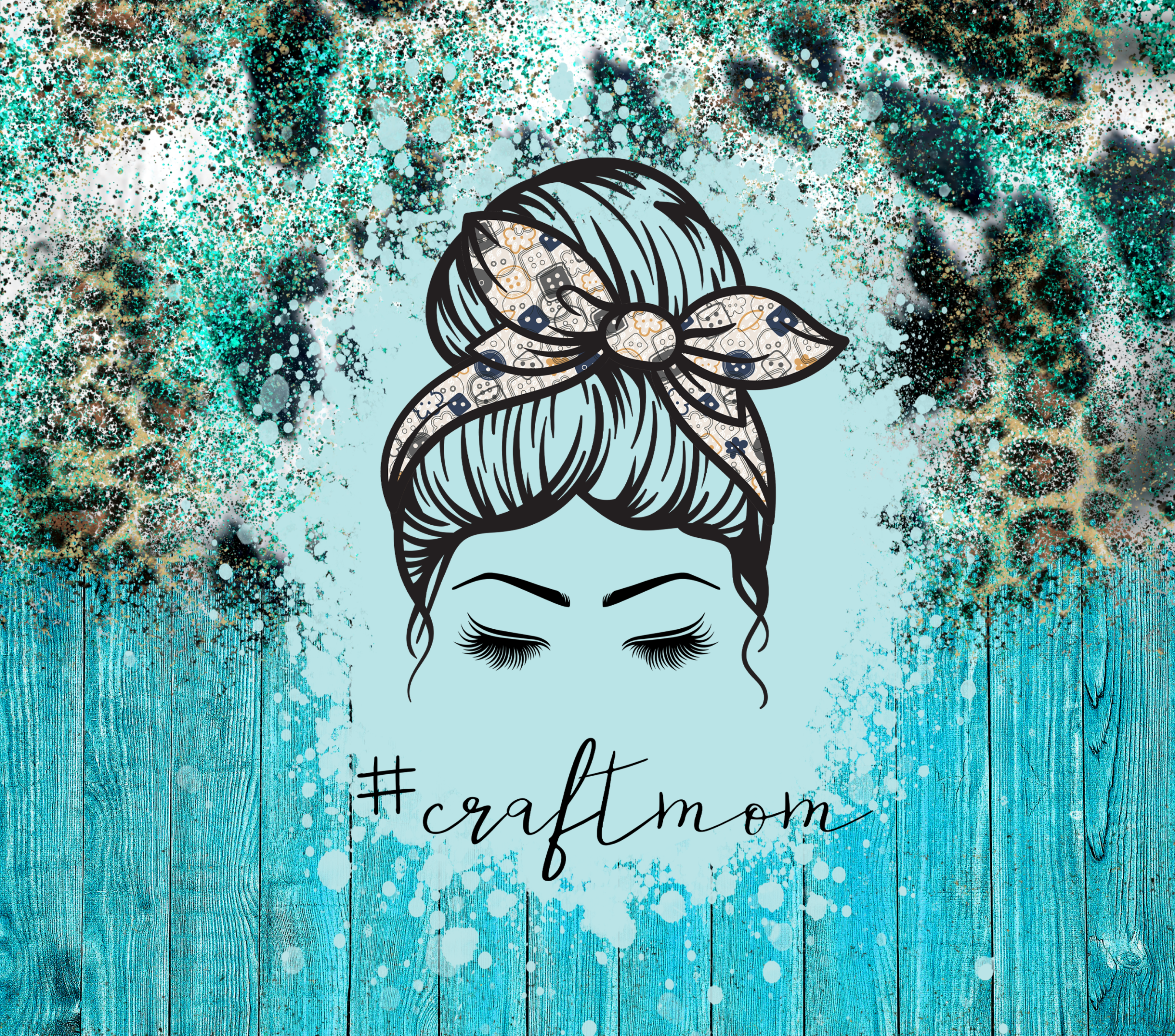 Sublimation Tumbler Wrap - #CraftMom - The Vinyl Haus