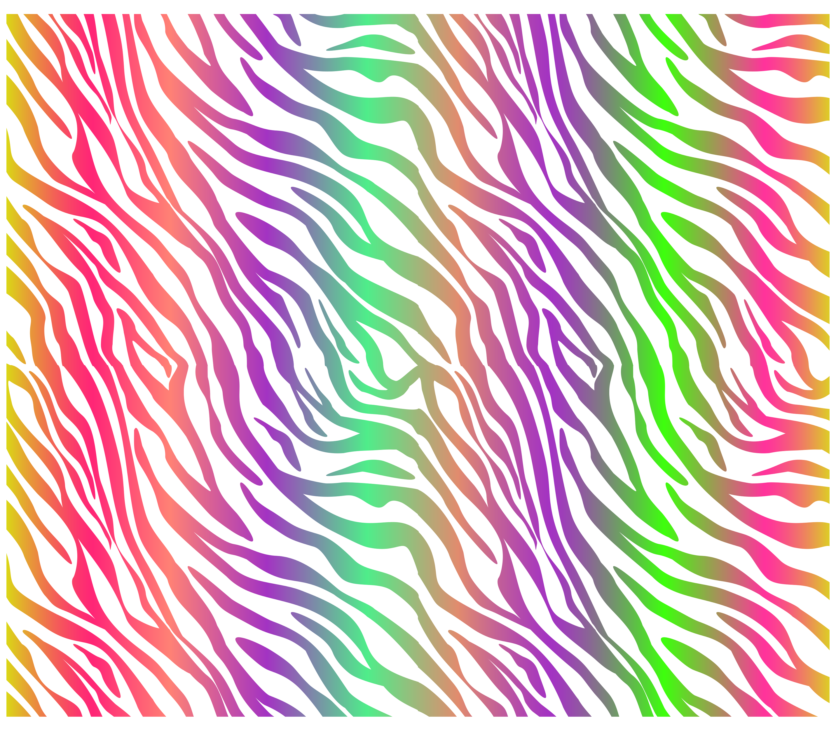 neon green and pink zebra print backgrounds